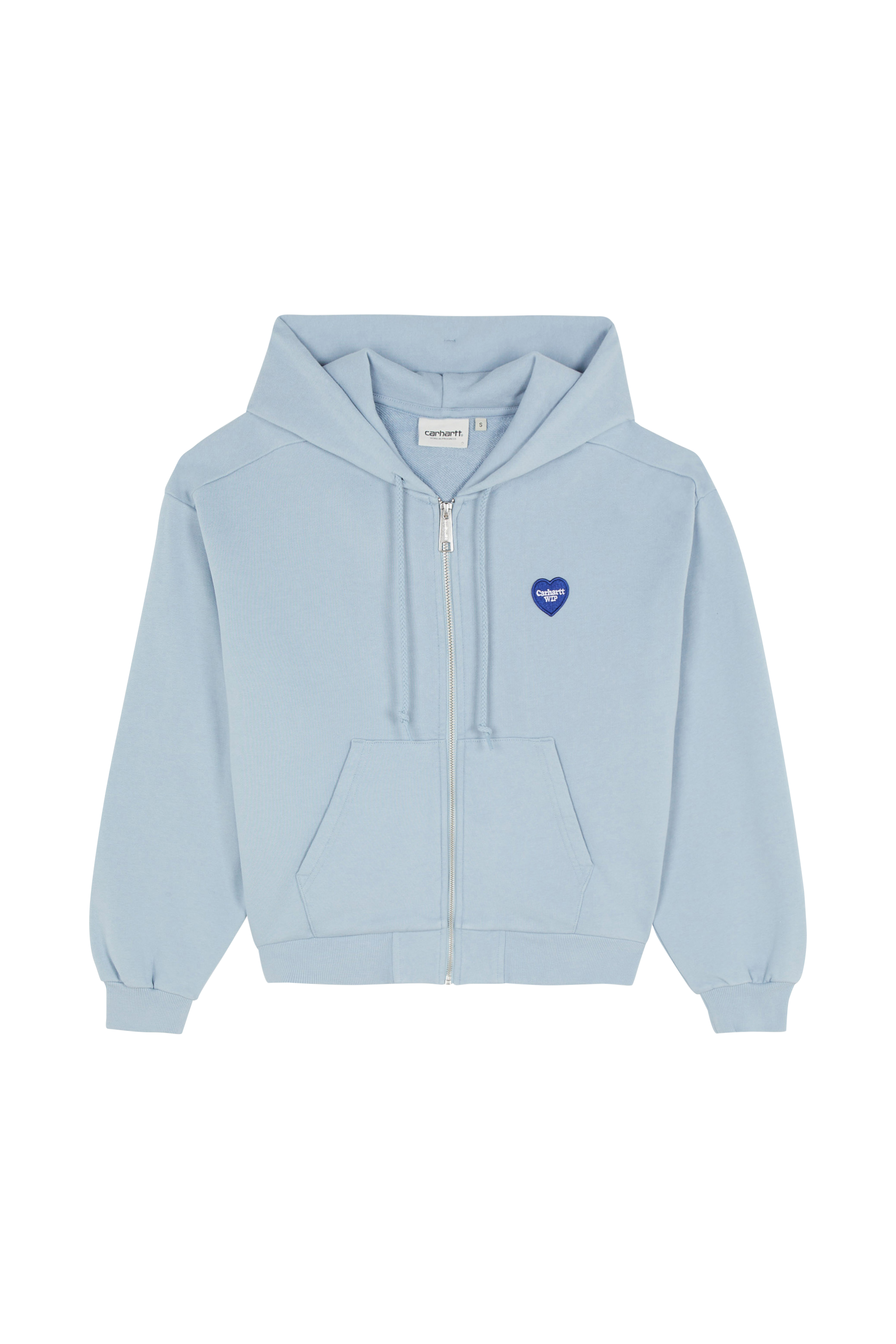 Hoodie zippé Bleu