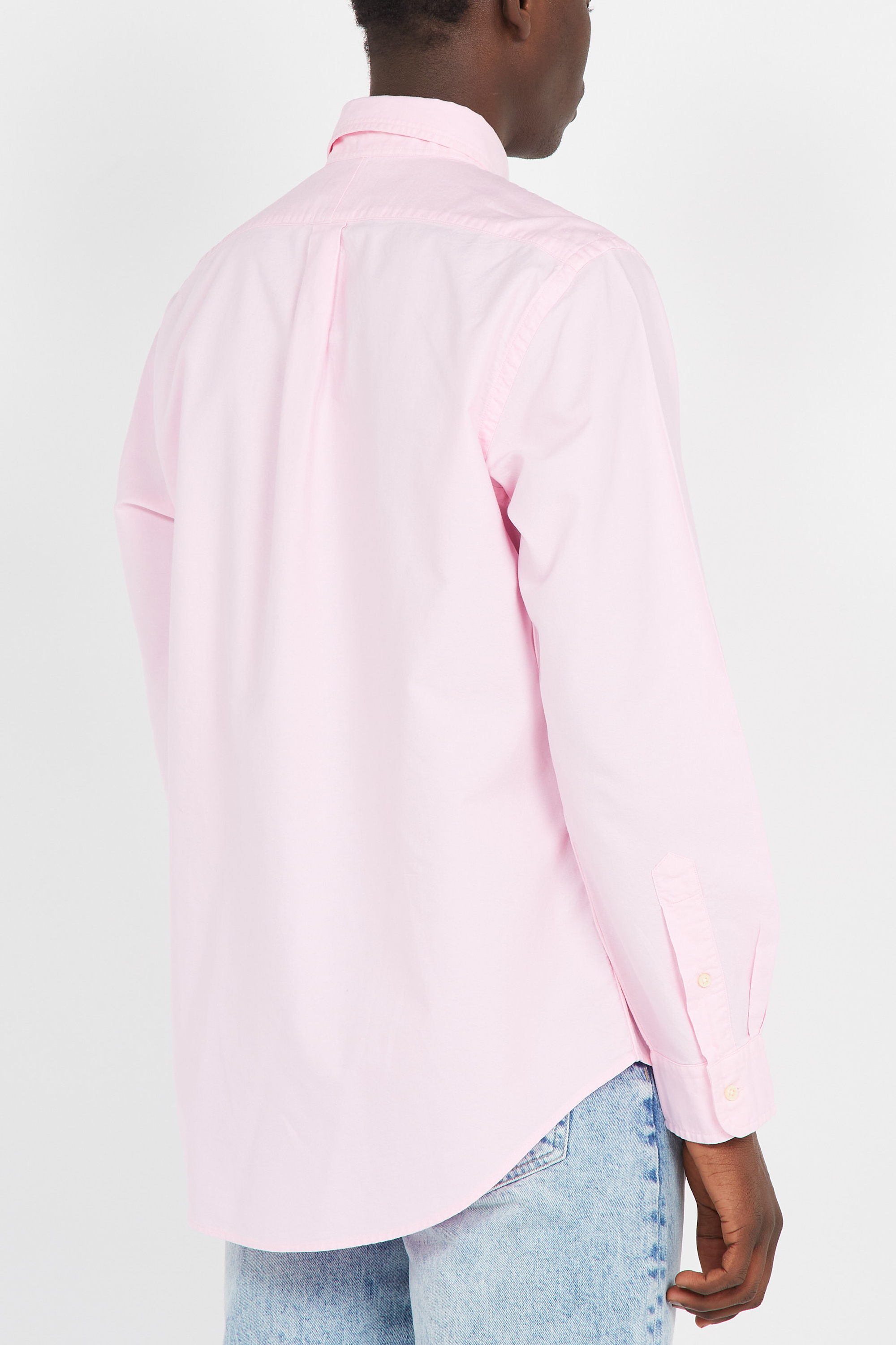 Chemise droite col classique en coton | Rose POLO RALPH LAUREN Homme