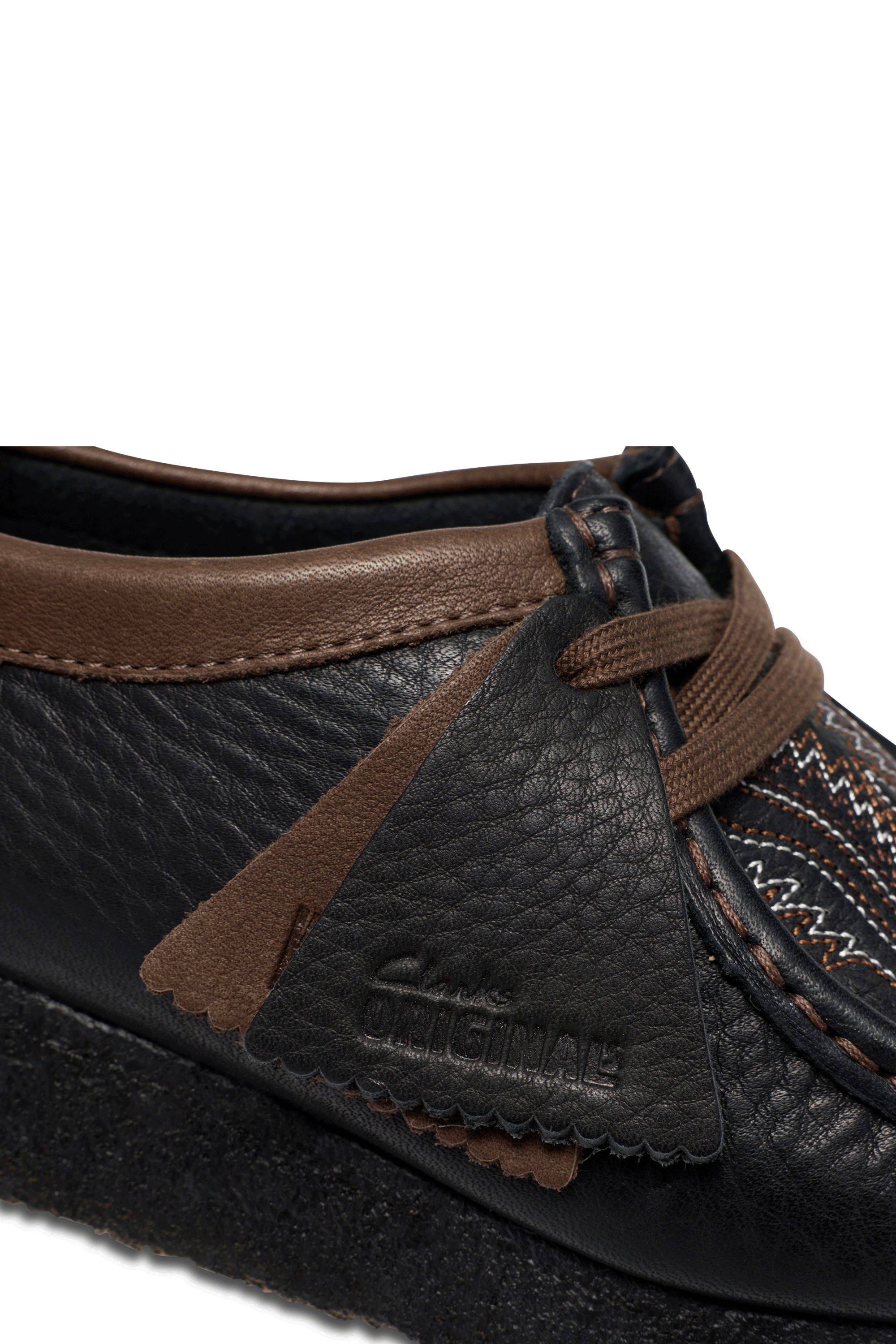 Leather deck shoes | Black CLARKS ORIGINALS Women