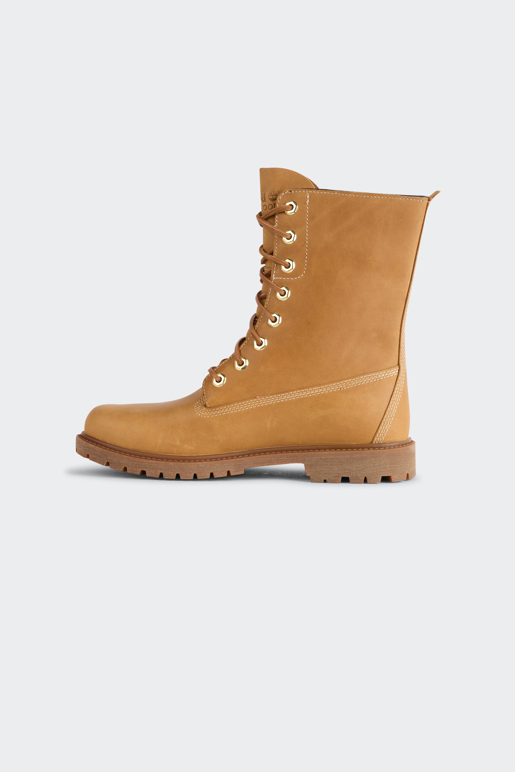 Heeled leather mid-calf boots | Yellow by TIMBERLAND Heeled leather mid-calf boots Yellow
