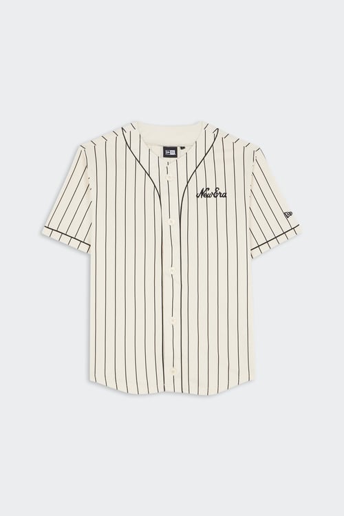 NEW ERA Chemise de baseball Beige