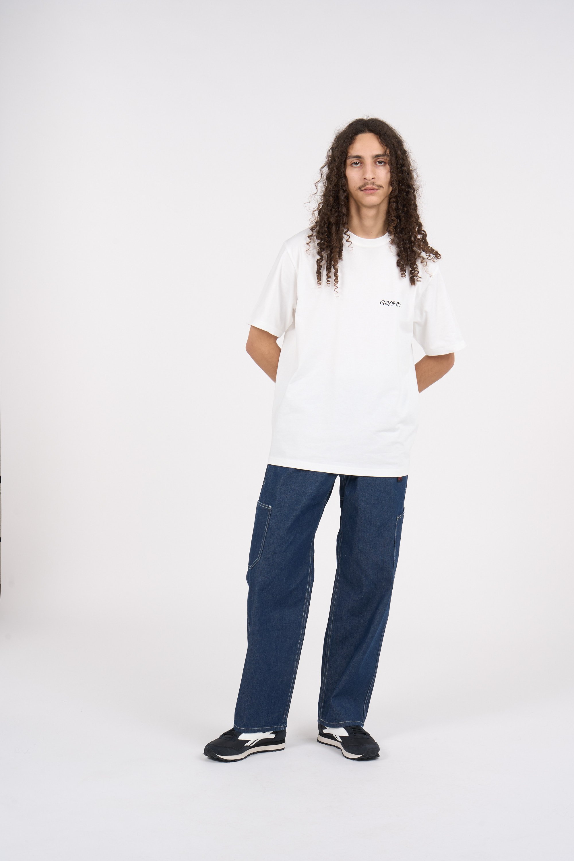 Regular-fit round-neck cotton T-shirt GRAMICCI White