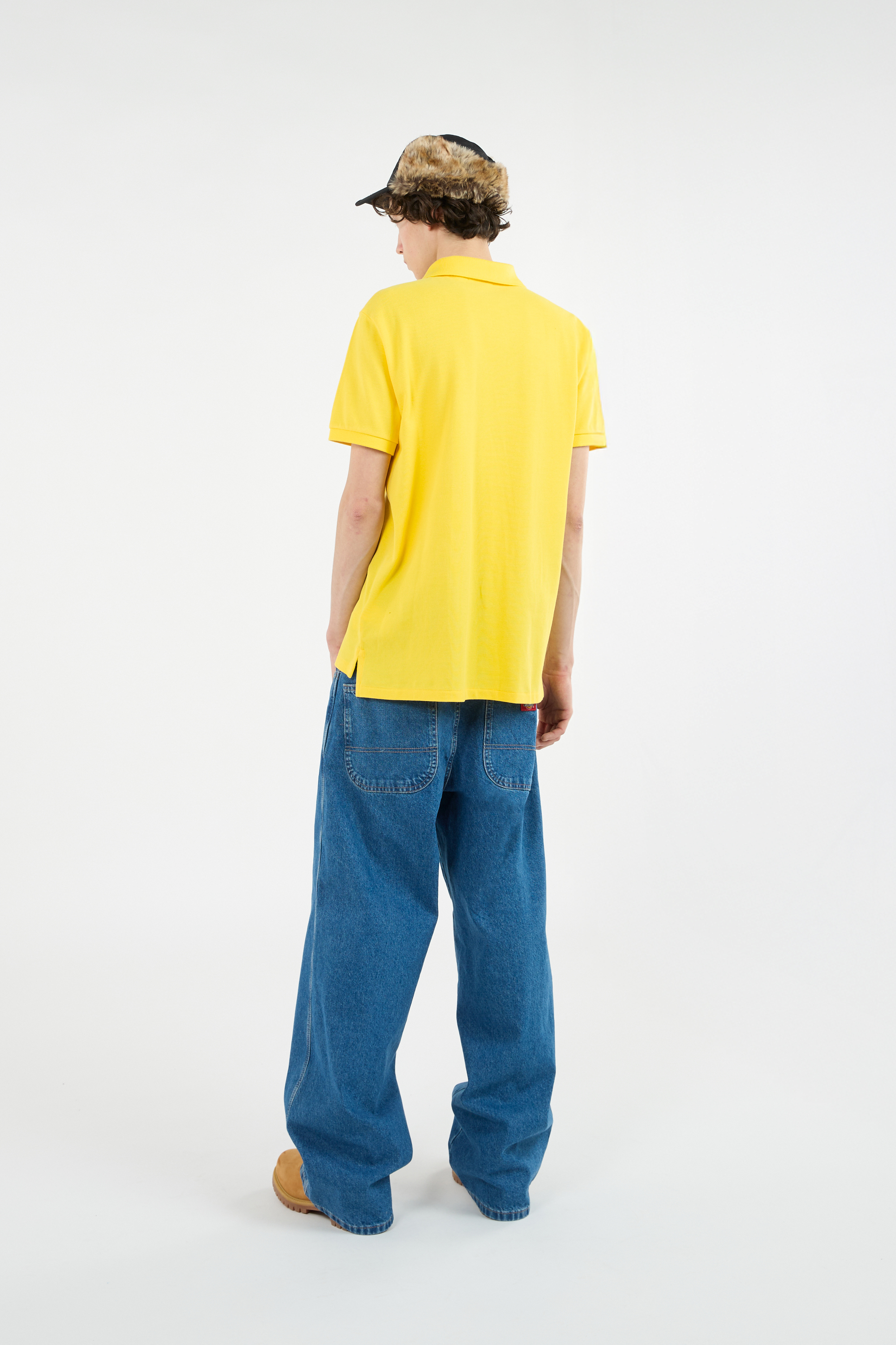 Cotton polo shirt Yellow