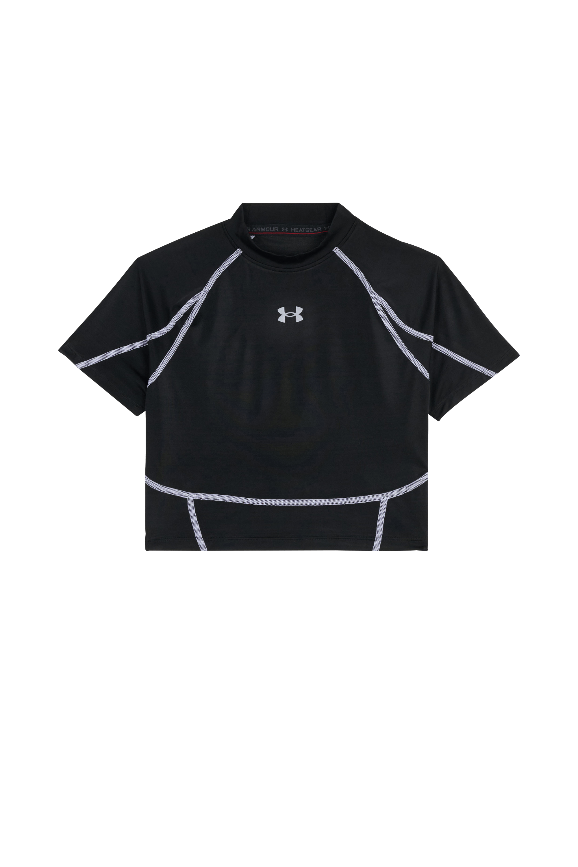 Regular-fit round-neck cotton T-shirt UNDER ARMOUR Black