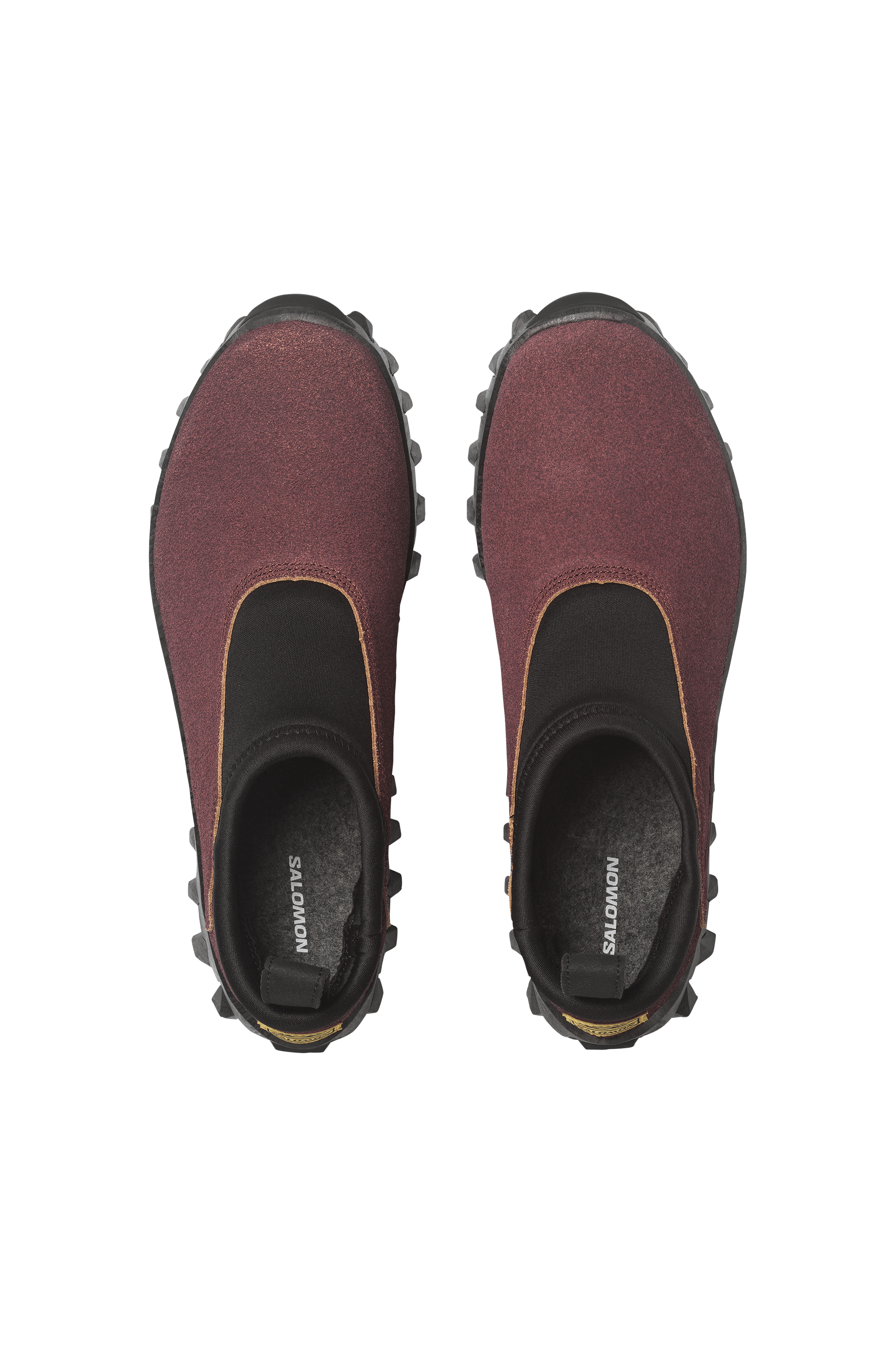 Men?s Storm 96 LO fabric and leather sneakers | Brown SALOMON Men