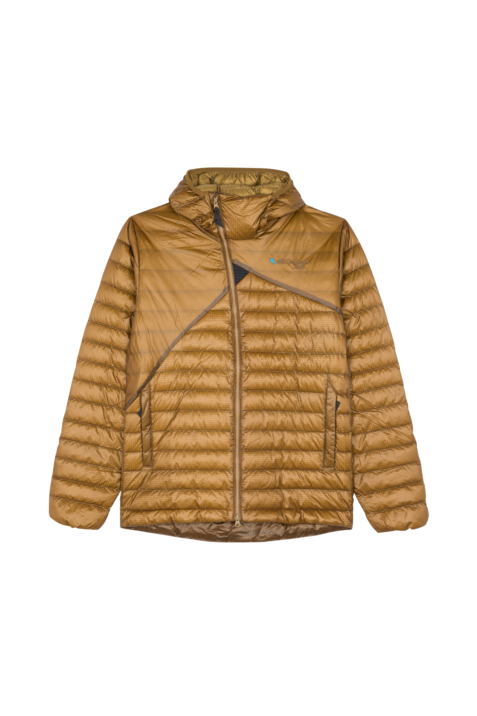 Lightweight quilted padded jacket with high neck Green