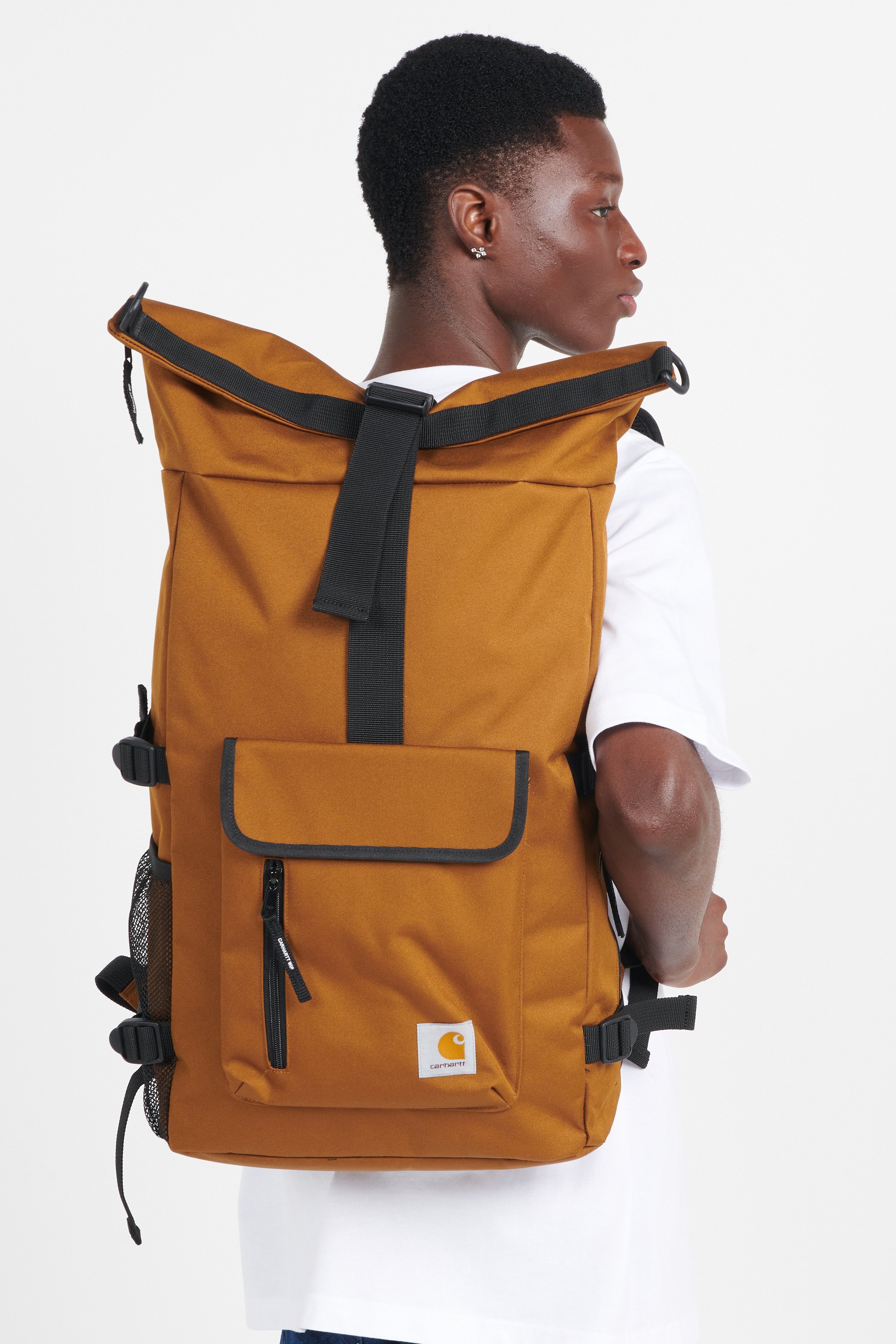 バッグ Carhartt Wip Philis backpack Carhartt WIP Philis logo-patch Backpack | Black | FARFETCH