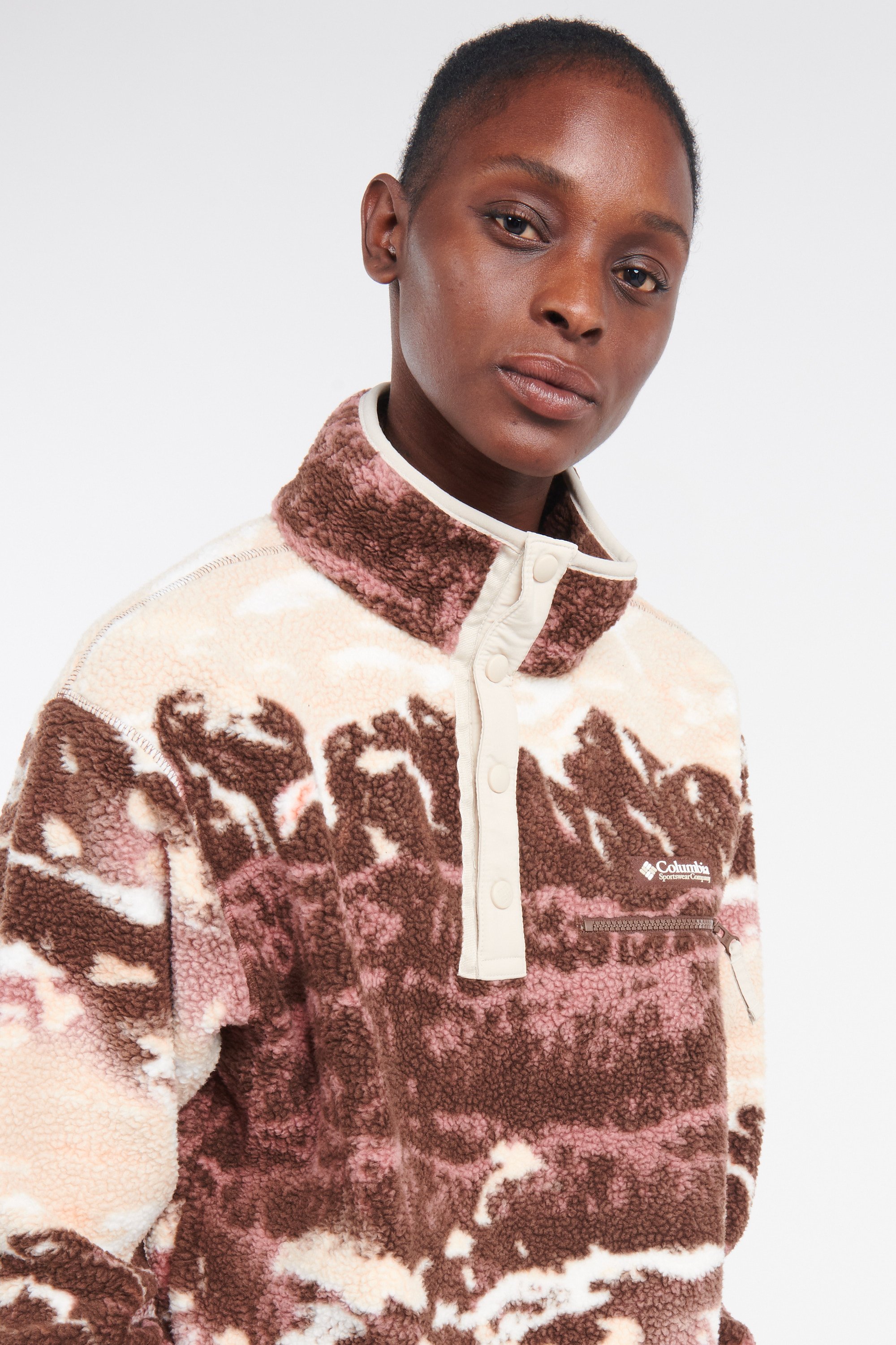 COLUMBIA Polaire Marron