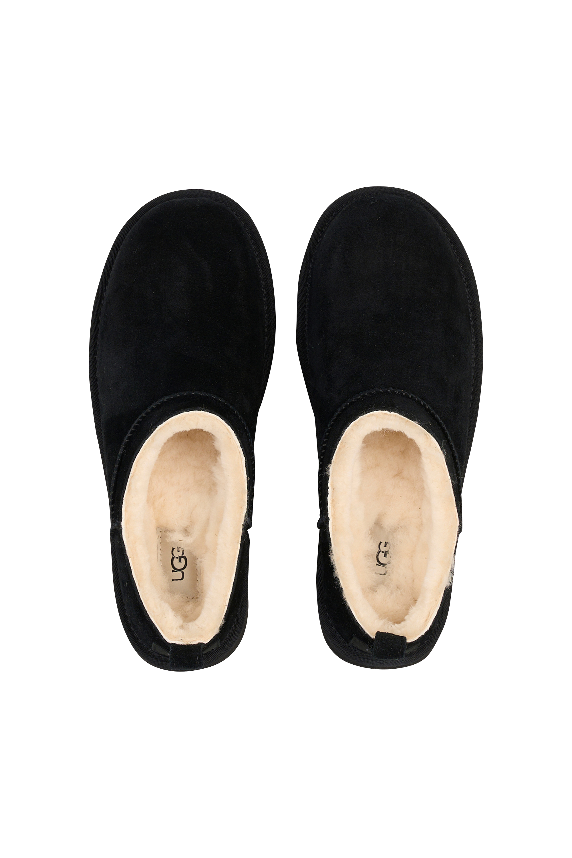 Heeled leather mid-calf boots UGG Black