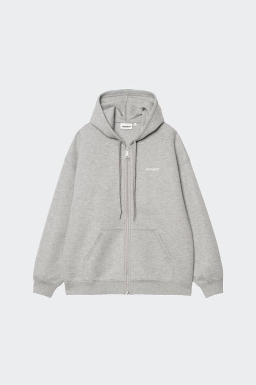 Hoodie zippé - Taille L Gris