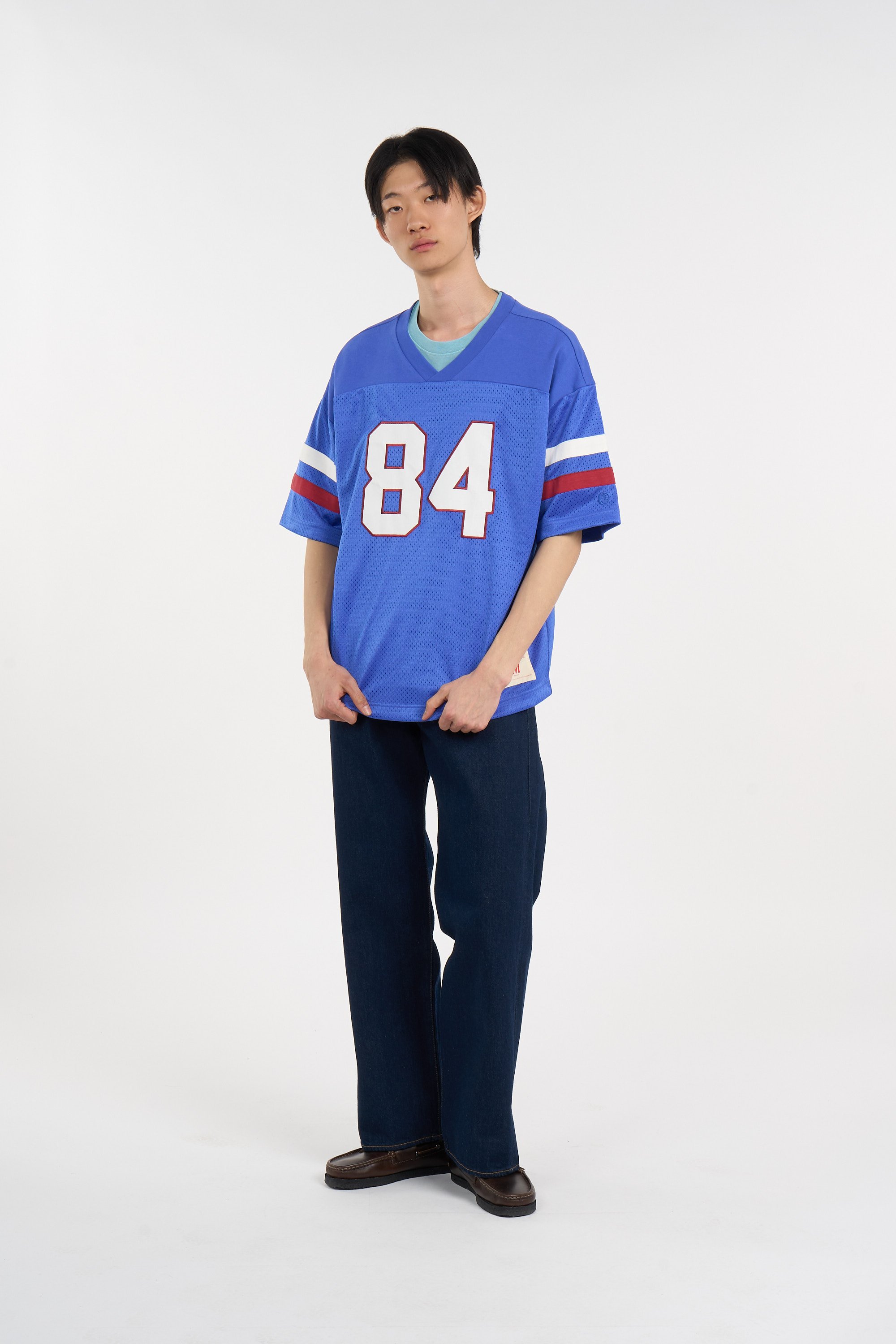 Regular-fit round-neck cotton T-shirt CHAMPION Blue