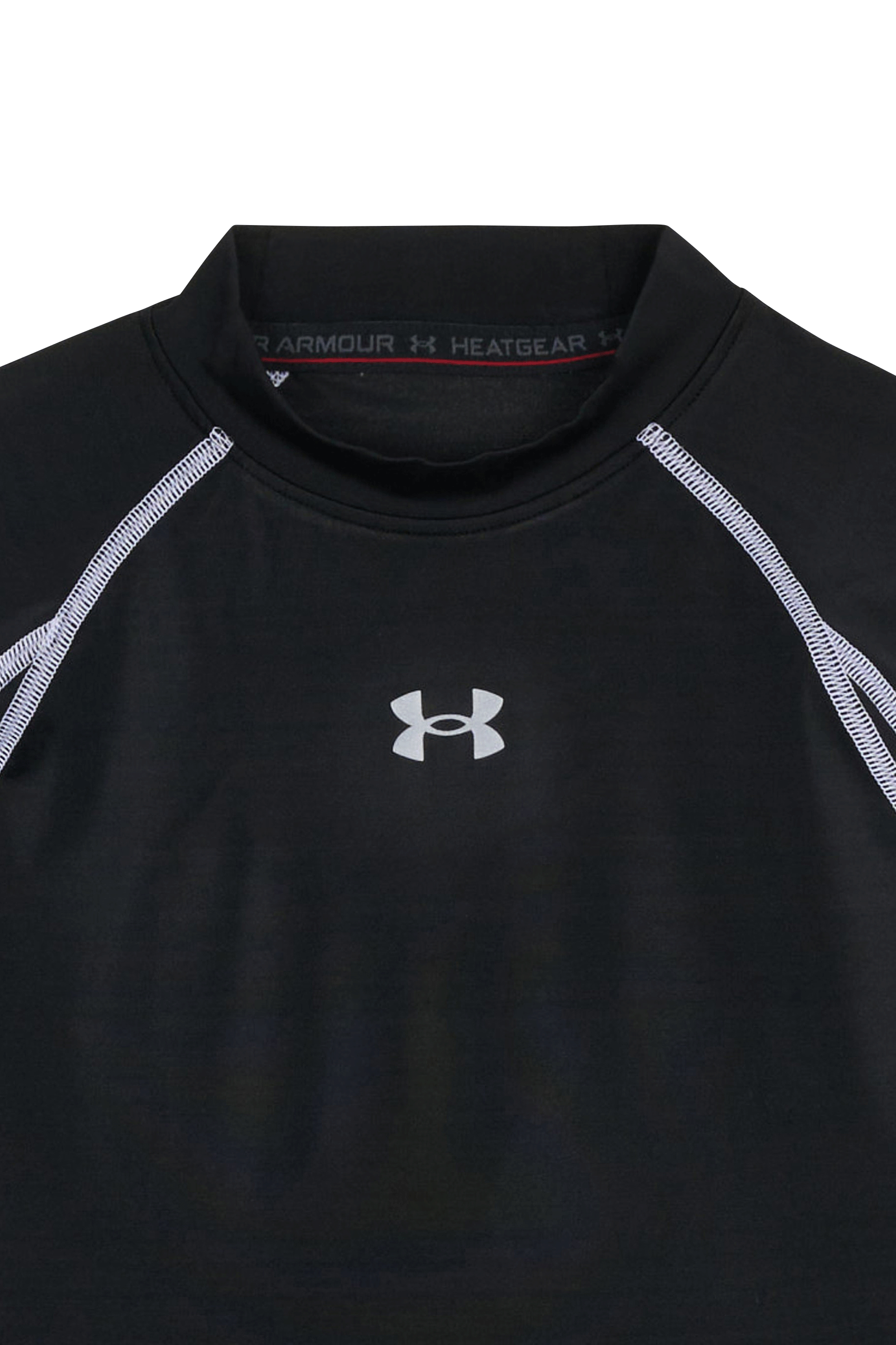 Regular-fit round-neck cotton T-shirt Black