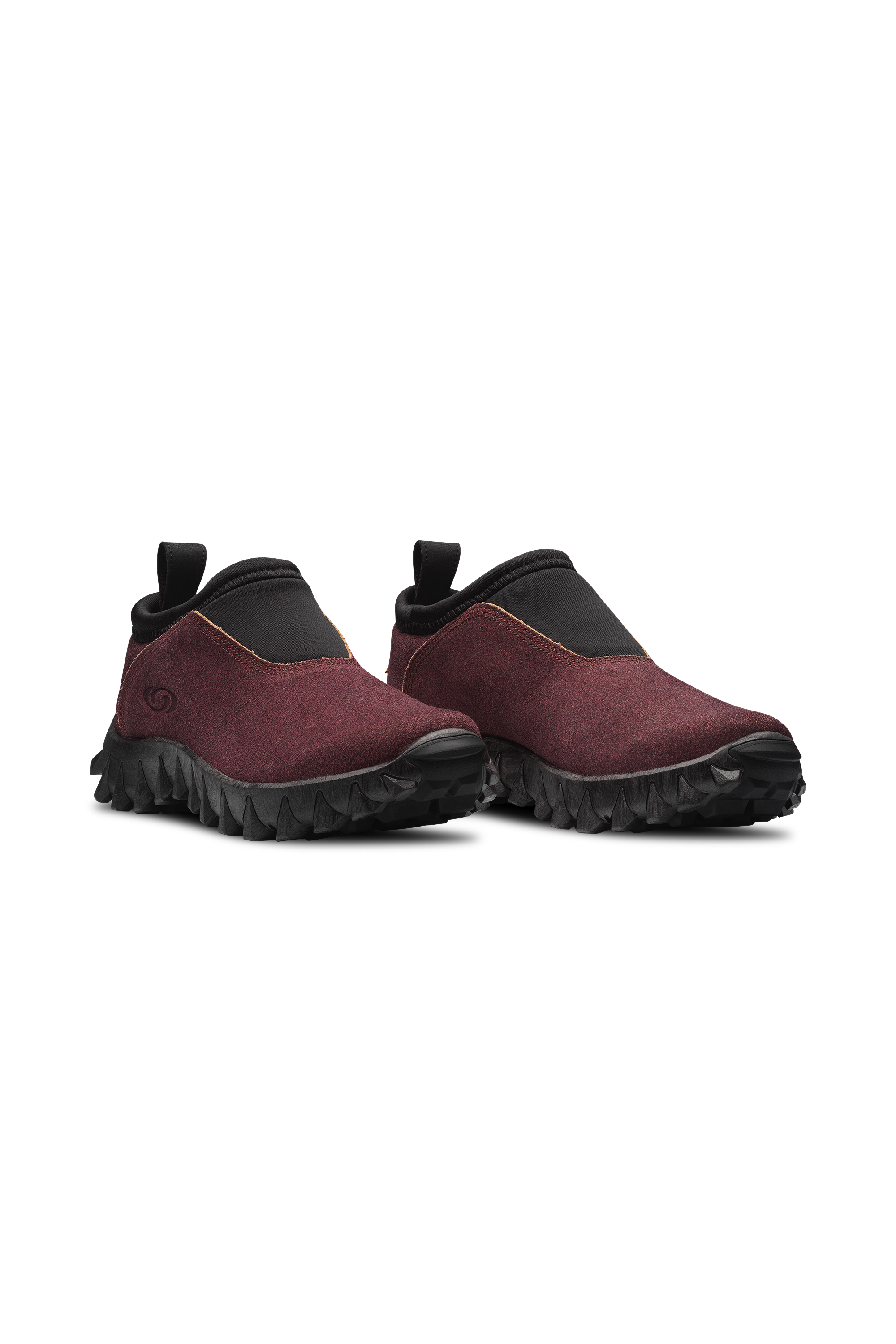 Men?s Storm 96 LO fabric and leather sneakers | Brown SALOMON Men