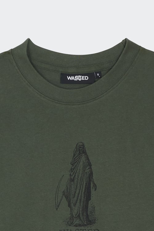 WASTED T-shirt Vert