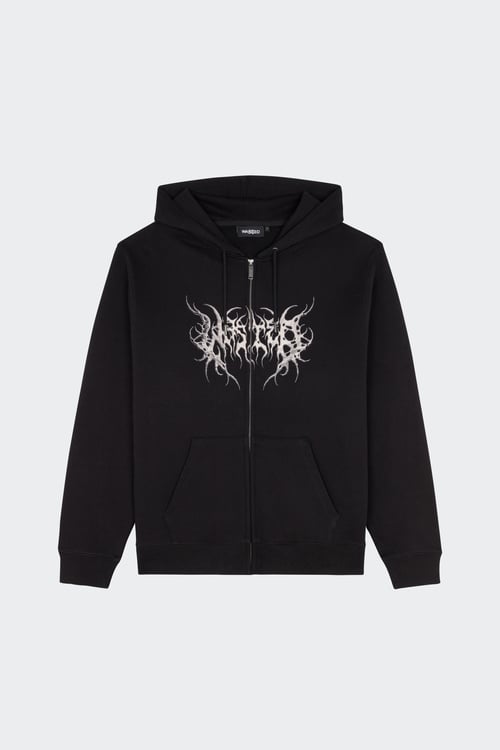 Hoodie zippé - Taille M Noir