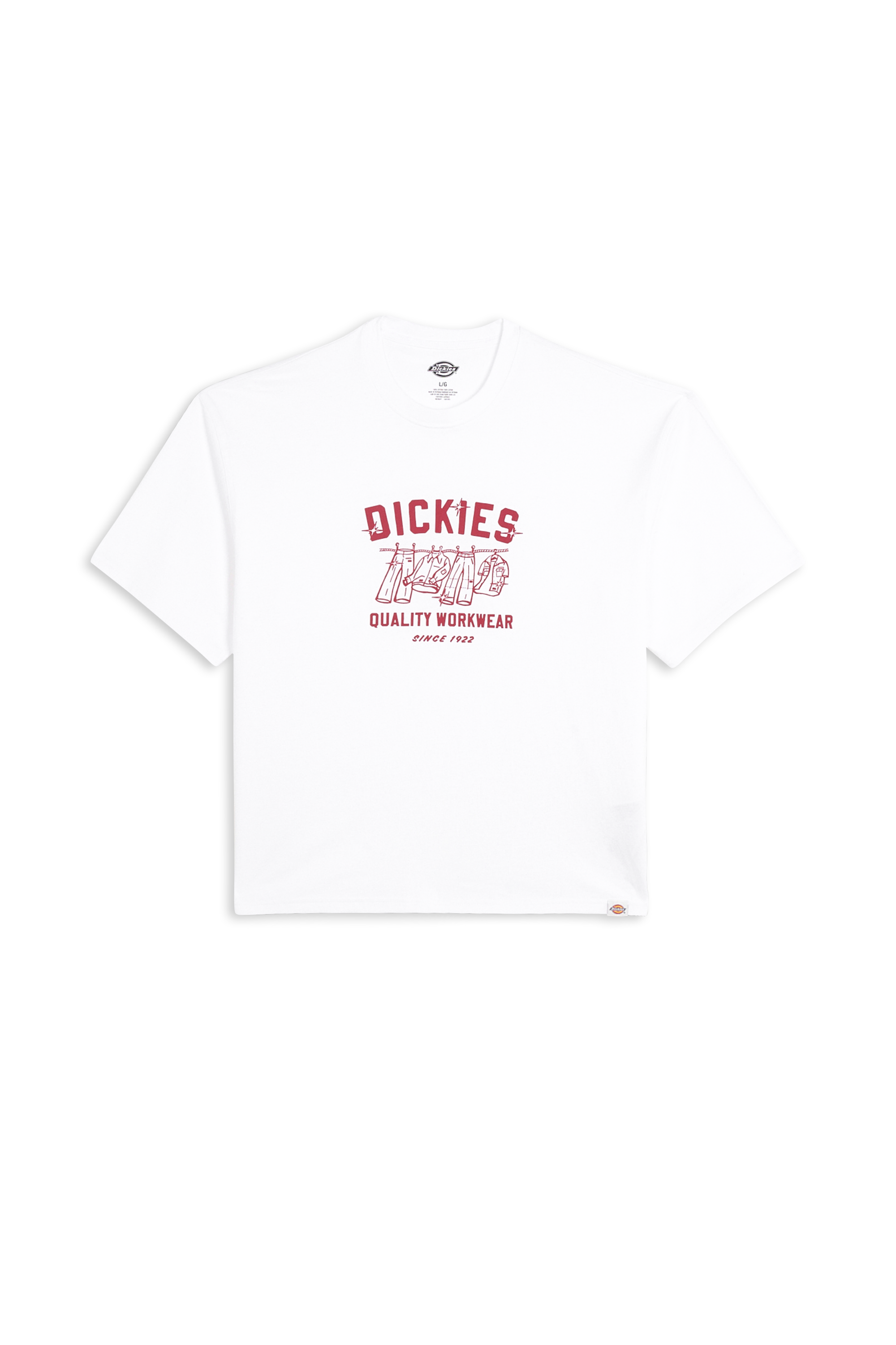 Regular-fit round-neck cotton T-shirt White
