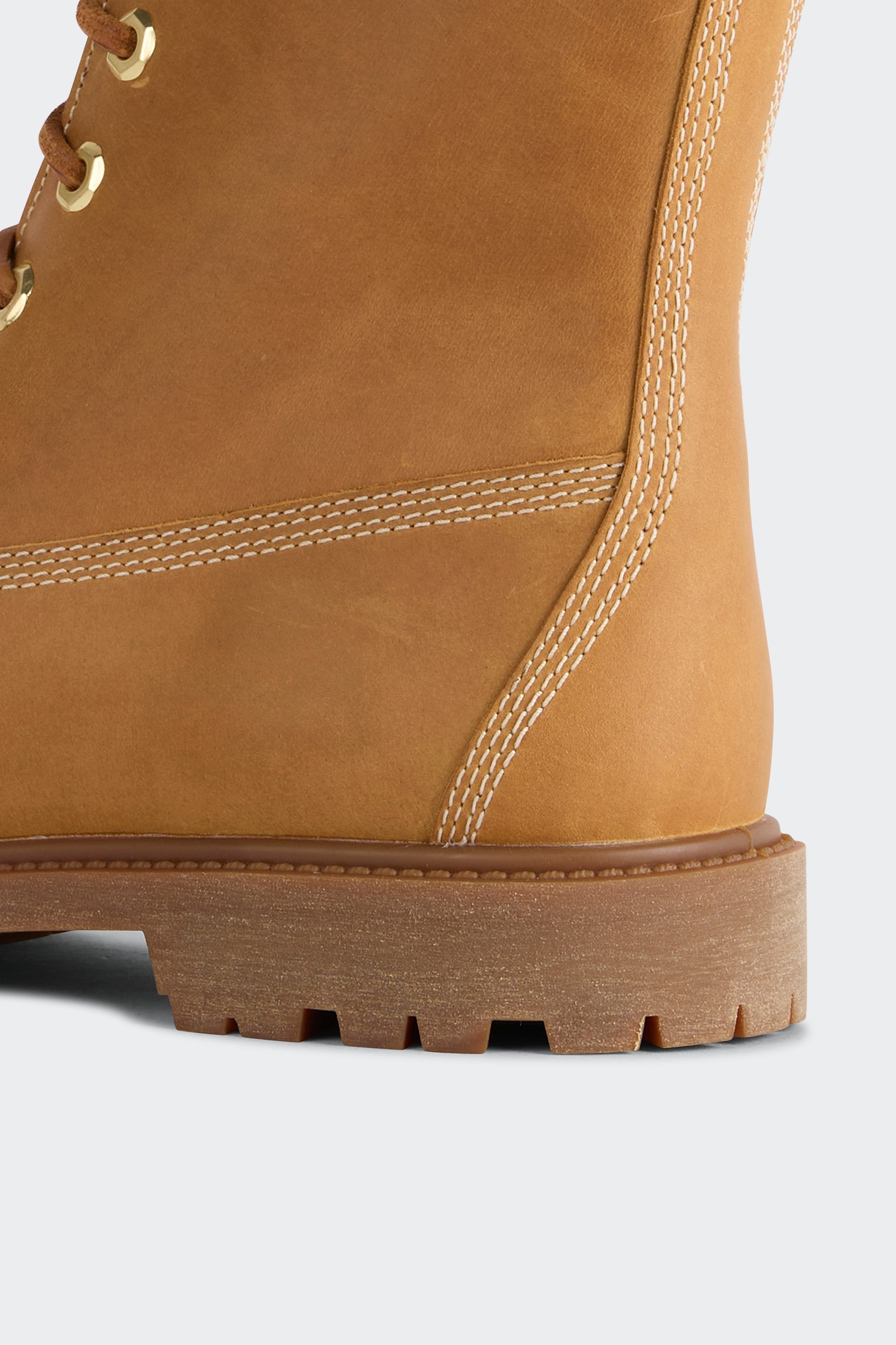 Heeled leather mid-calf boots | Yellow by TIMBERLAND Heeled leather mid-calf boots Yellow