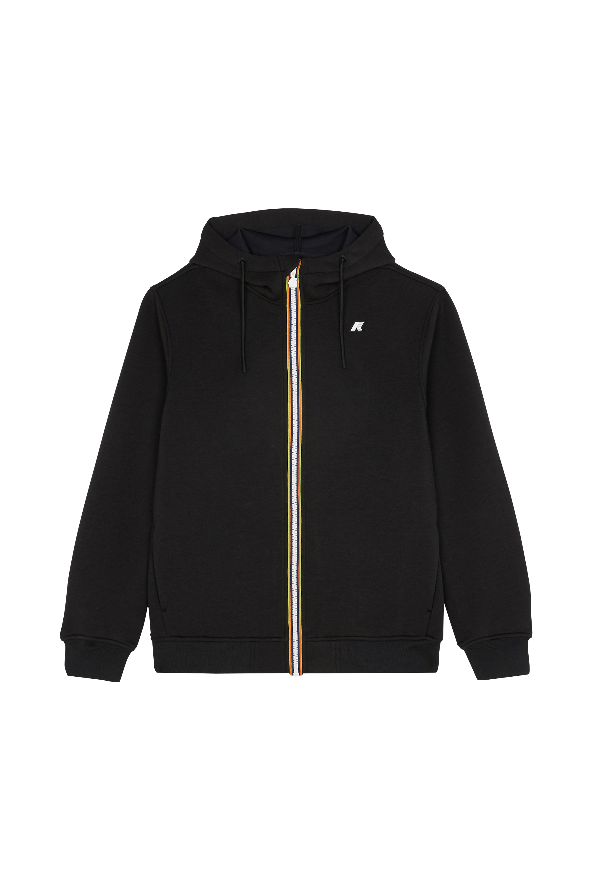 Regular-fit zip-up cotton-blend hoodie with Pony Player RAINER SPACER Black pure