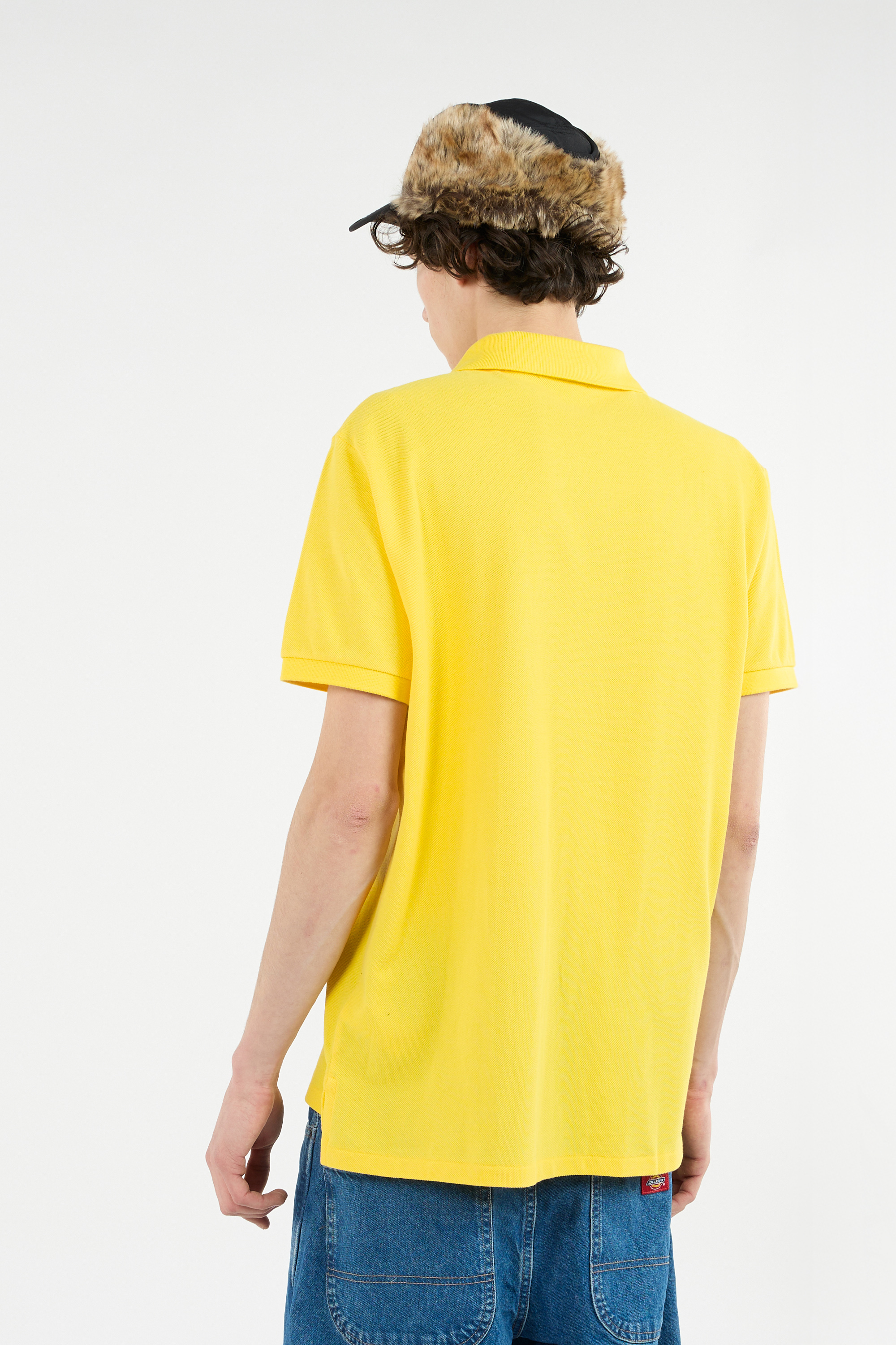 Cotton polo shirt Yellow