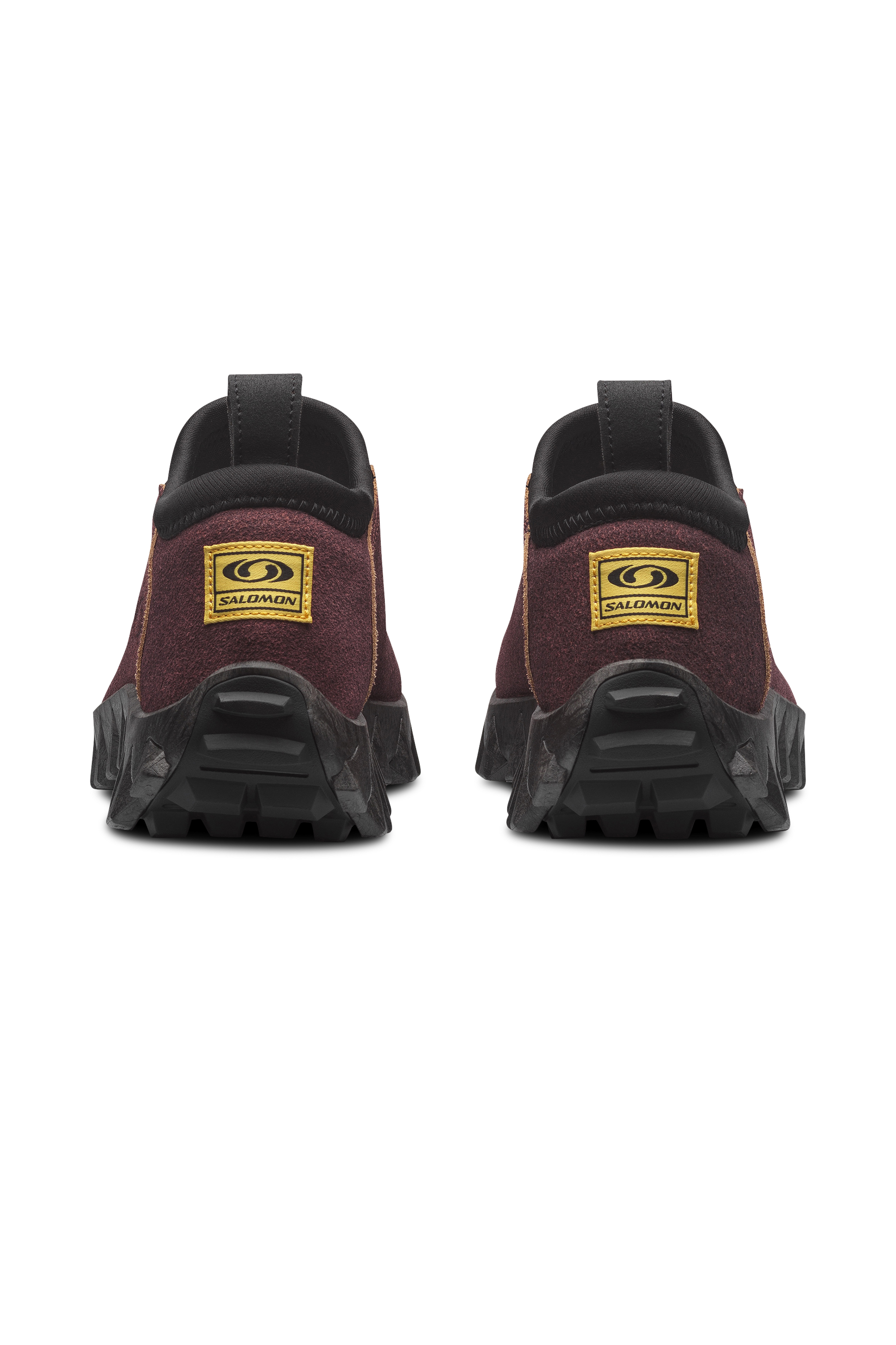 Men?s Storm 96 LO fabric and leather sneakers | Brown SALOMON Men