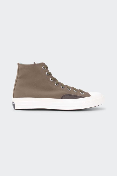 Homme Baskets Montantes Kaki Converse VolcanmtShops converse