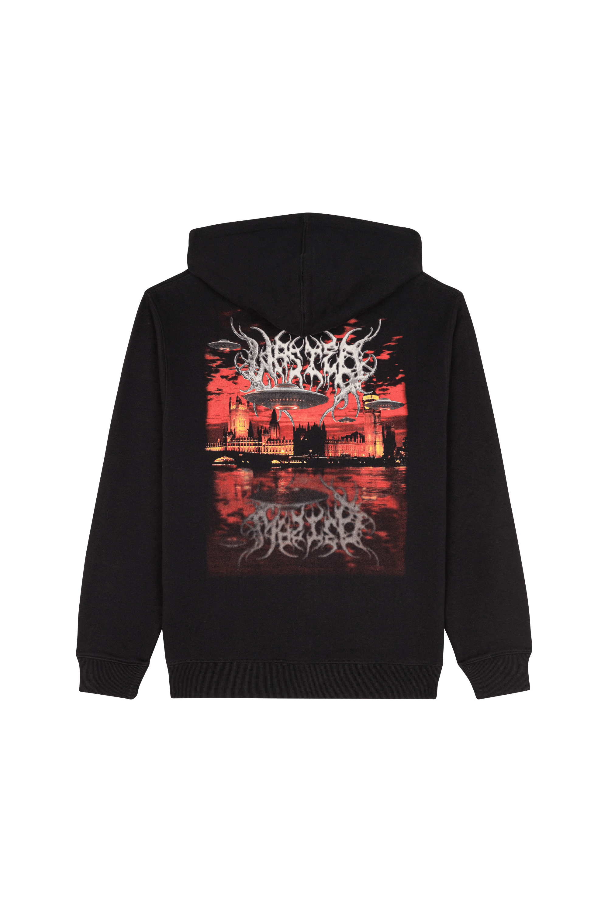 Hoodie zippé WASTED Noir