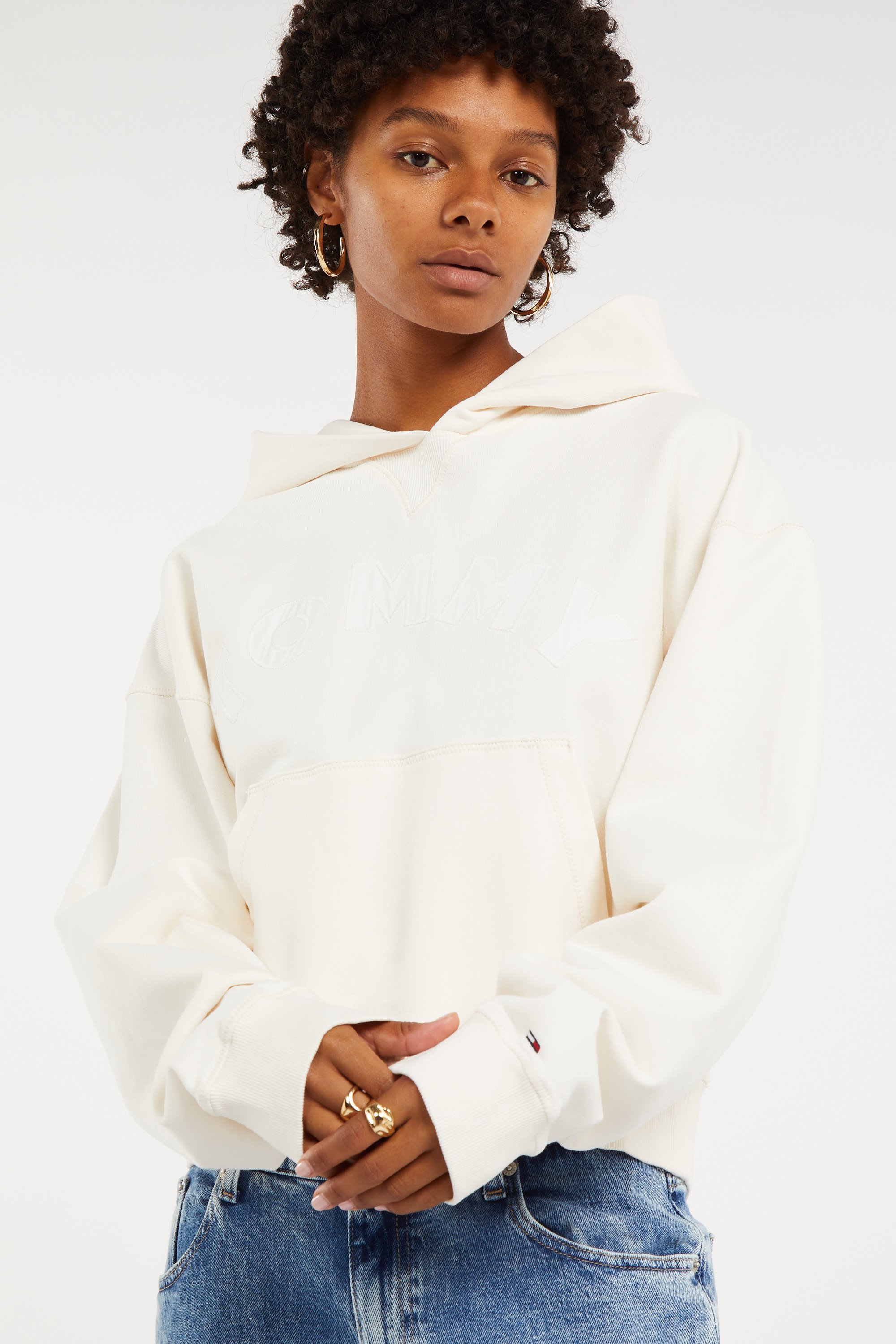 Sweat à capuche | Blanc TOMMY JEANS Femme
