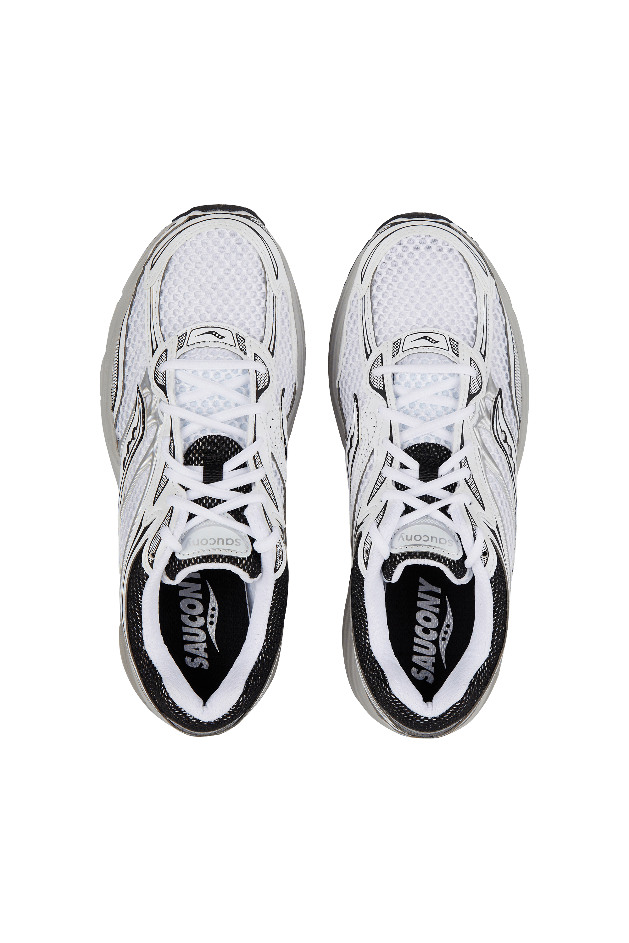Men?s Storm 96 LO fabric and leather sneakers | White SAUCONY Women