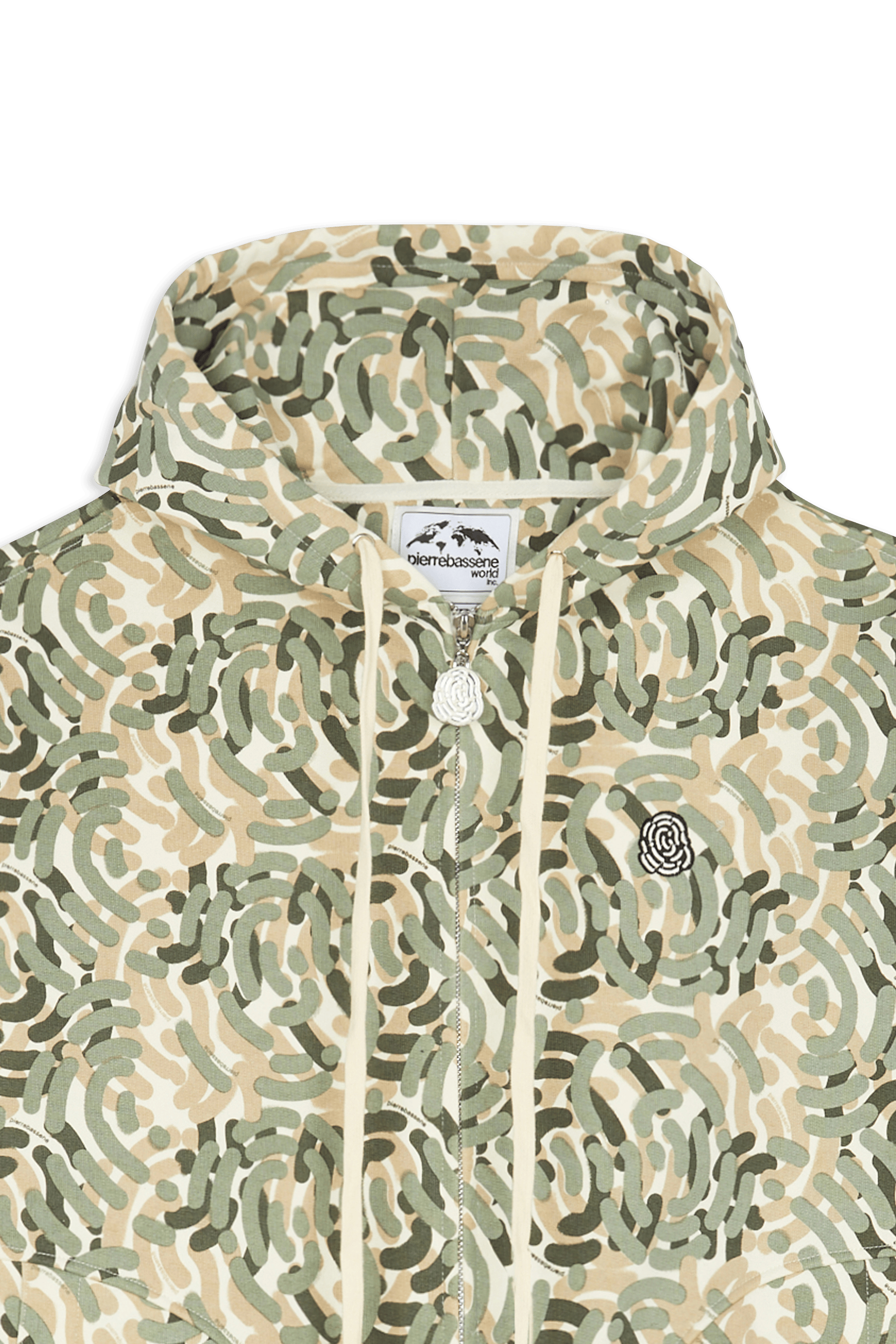 Hoodie zippé | Multicolore PIERRE BASSENE WORLD Homme