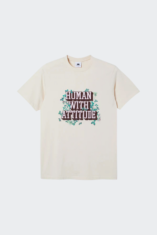 HUMAN WITH ATTITUDE T-shirt Beige