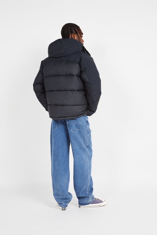 COLUMBIA Lightweight quilted padded jacket with high neck Black