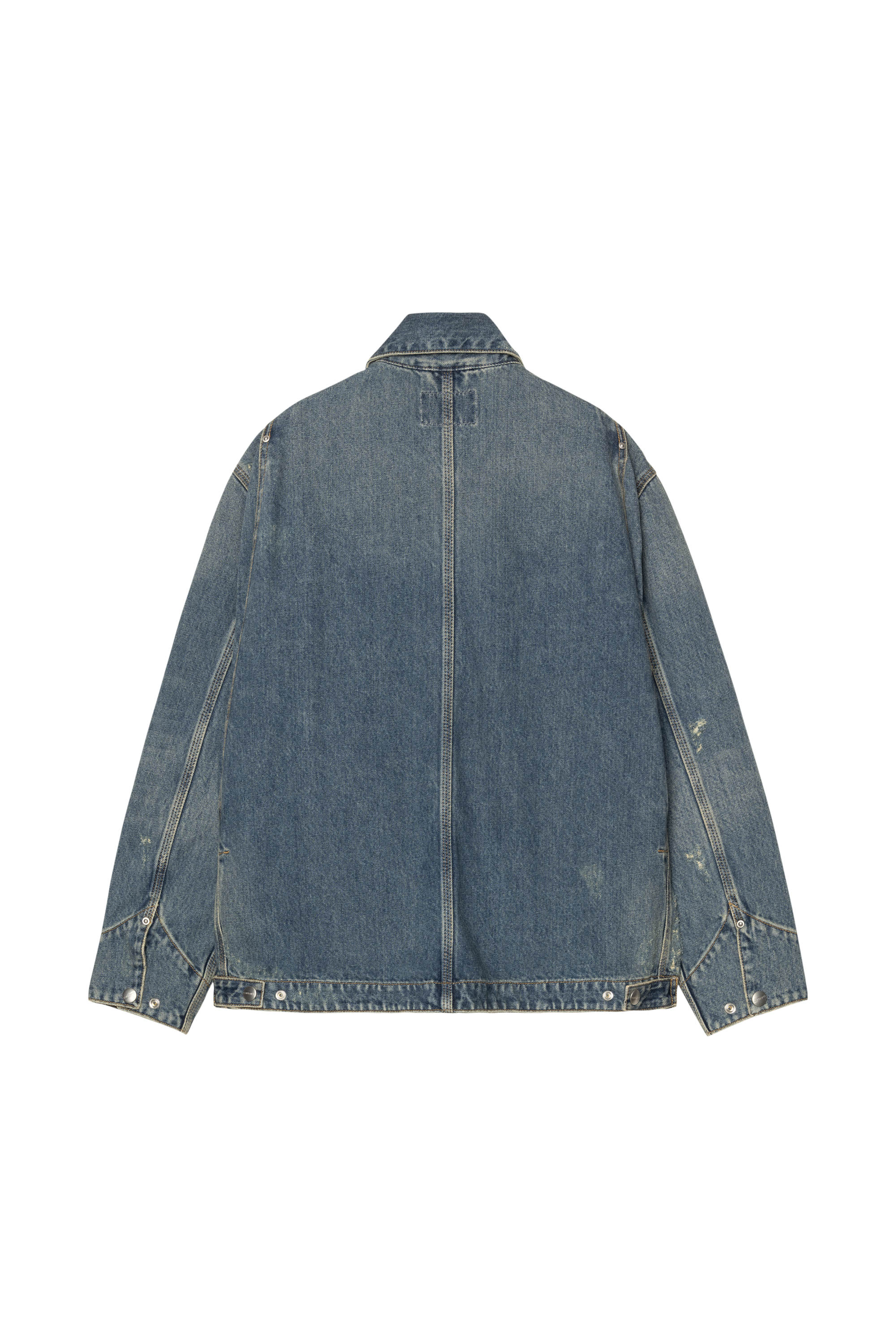 Veste denim Bleu