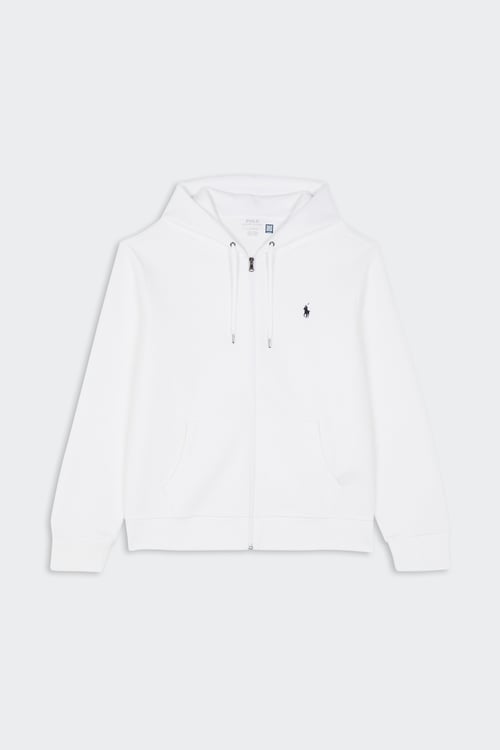 Polo - Hoodie zippé - Taille M Blanc