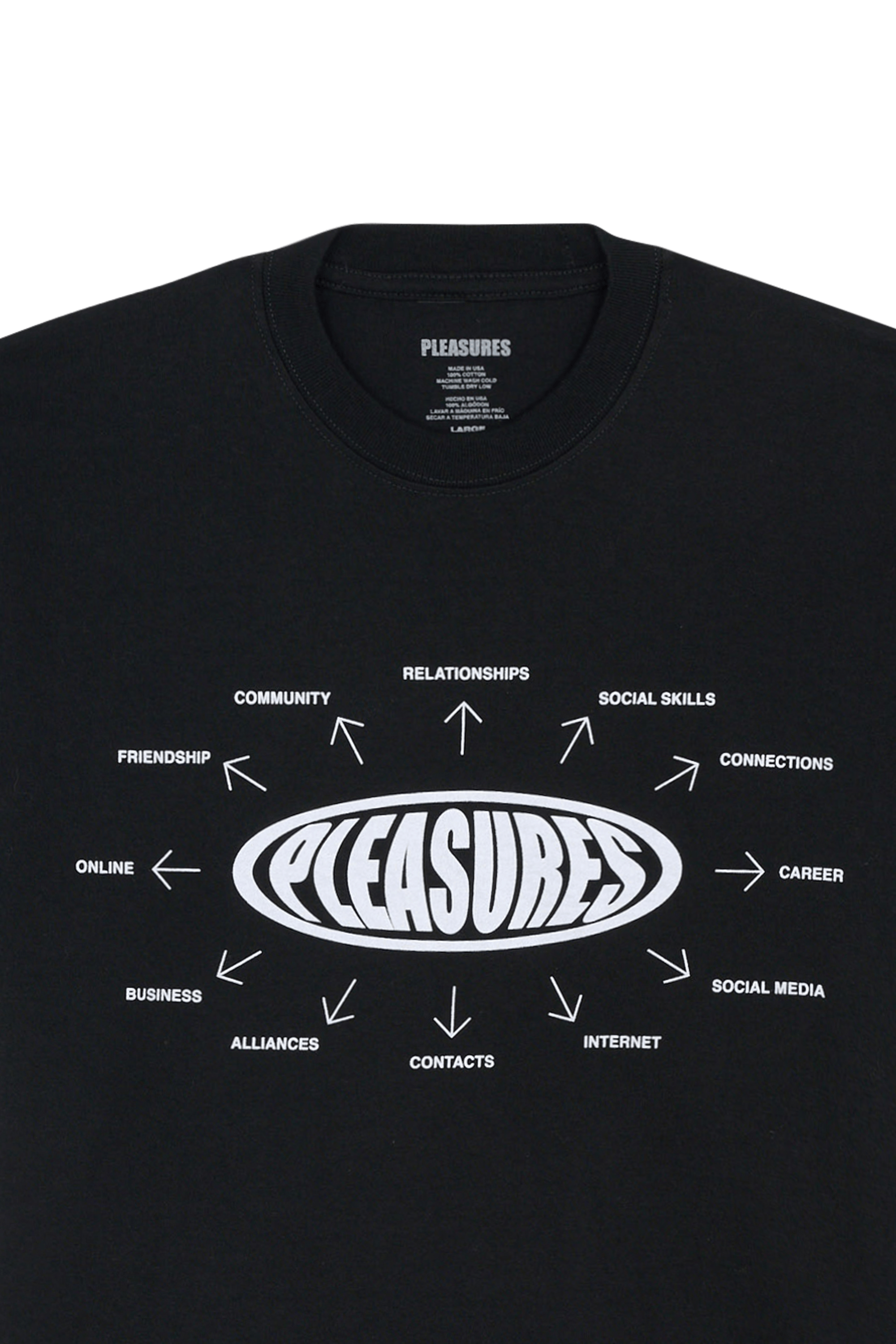 T-shirt | Noir PLEASURES Homme