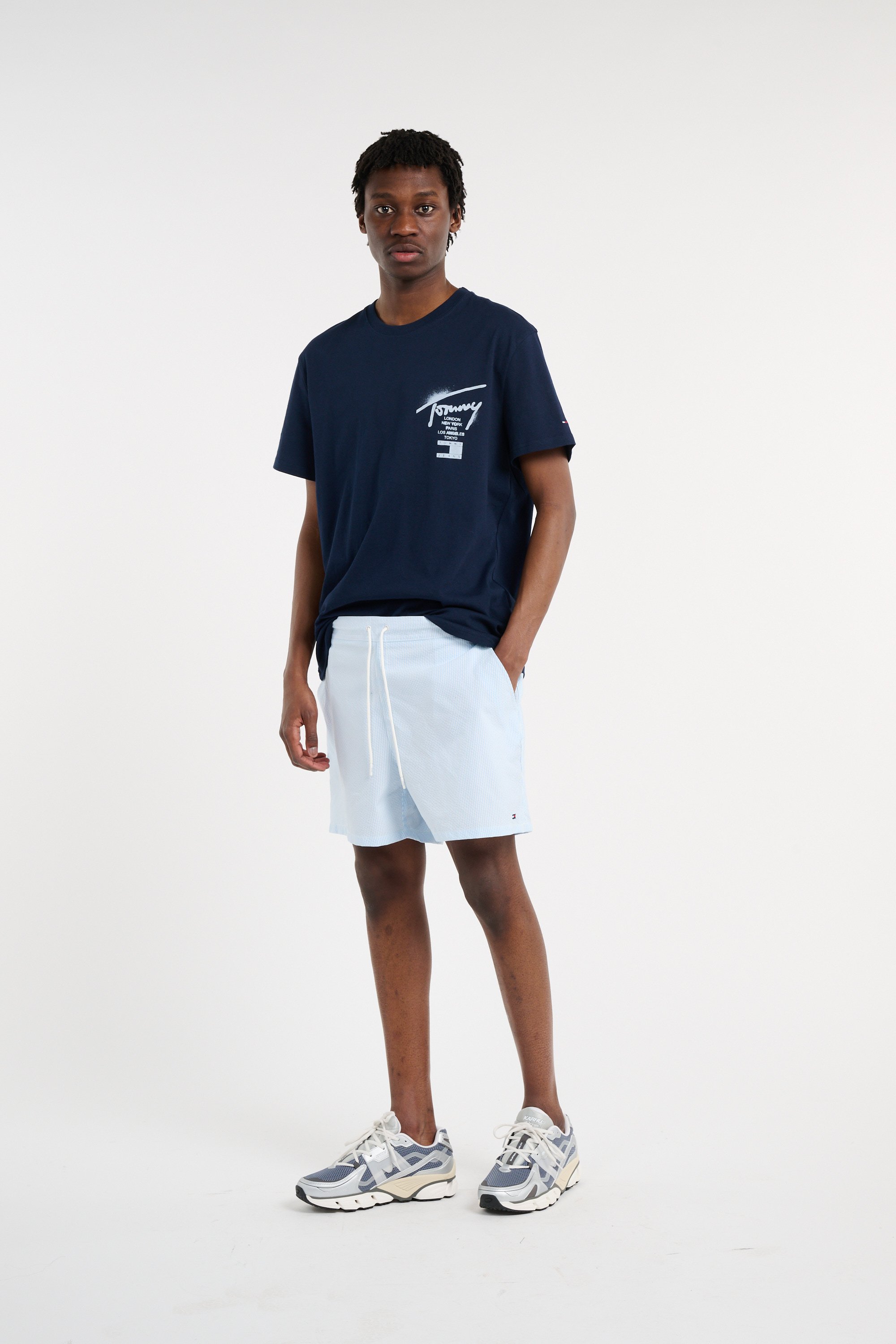 Short de bain TOMMY JEANS Bleu