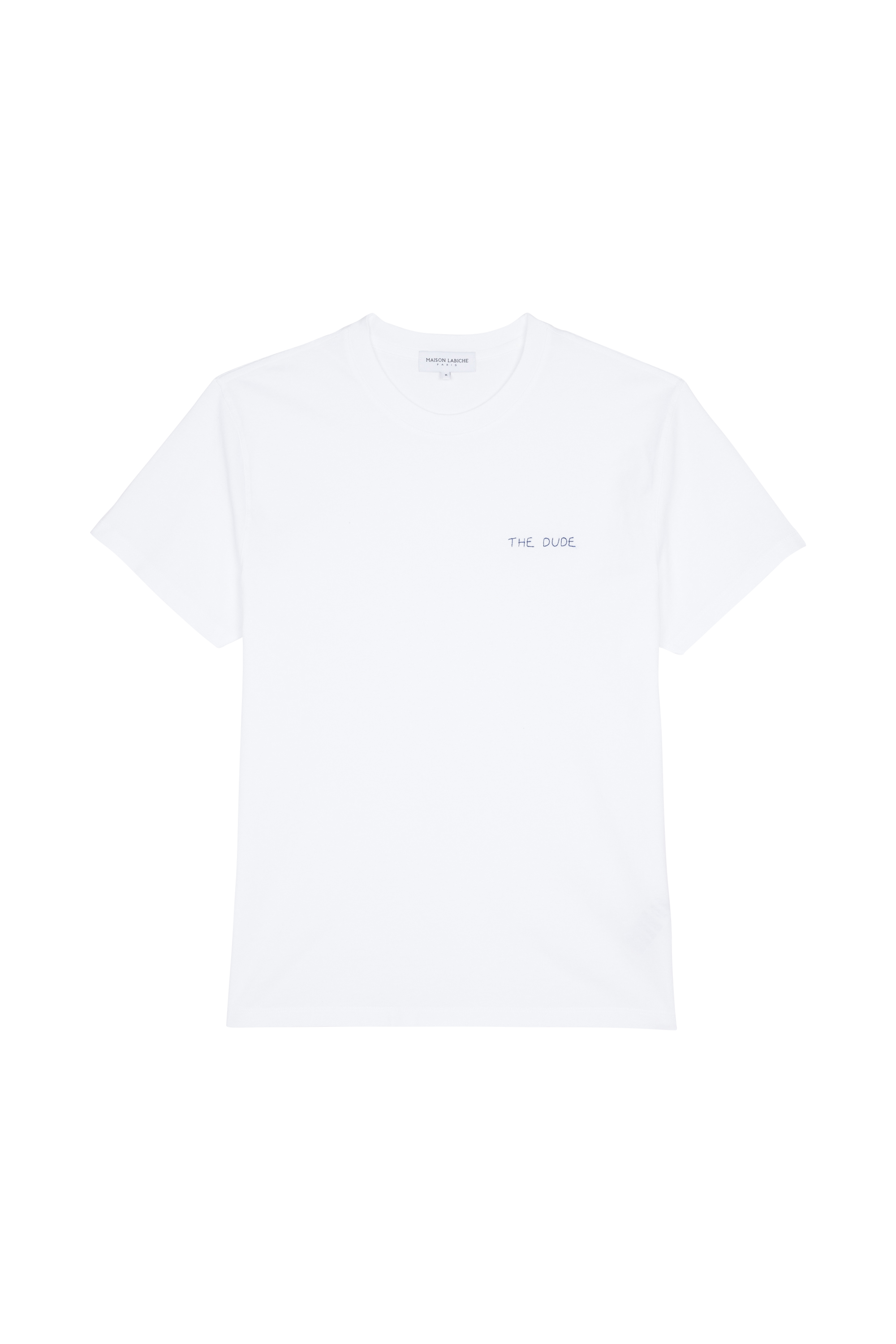 Straight fit round neck t-shirt in organic cotton White