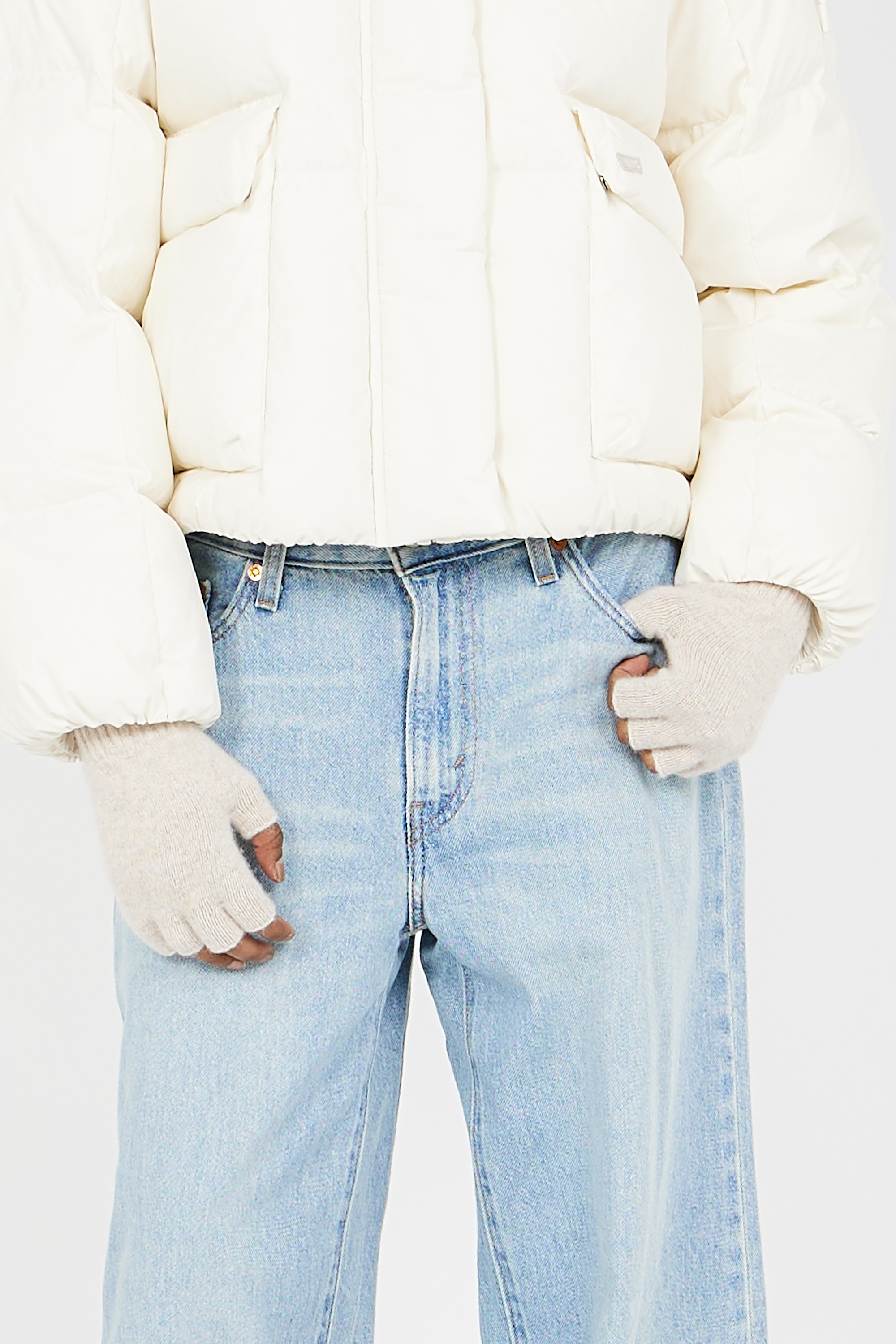 Mitaines Beige