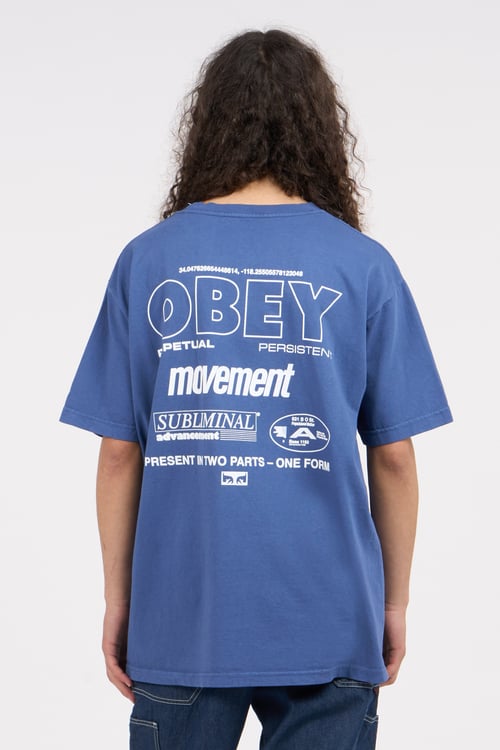 OBEY T-shirt Bleu