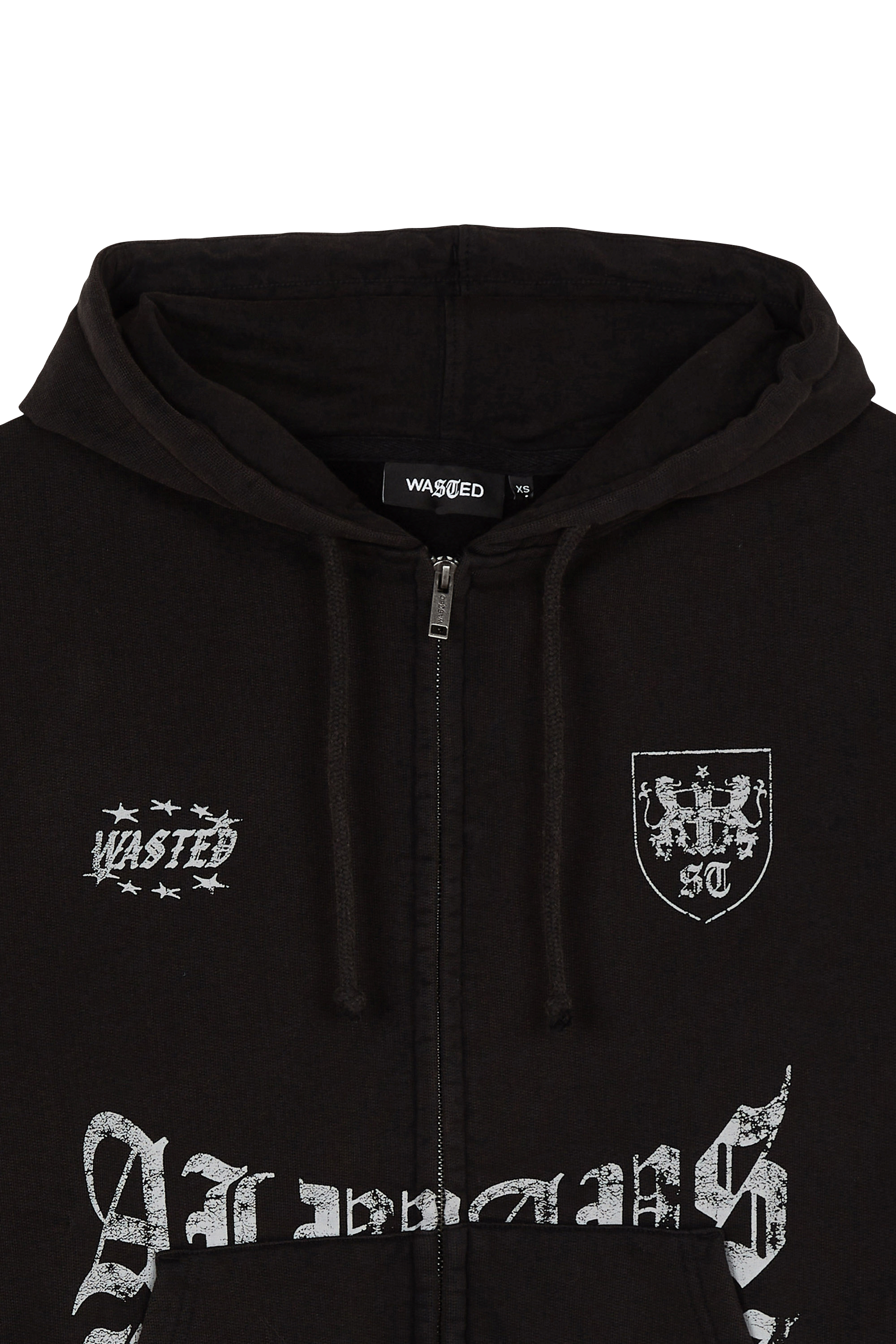 Tommy badge sweatshirt | Black WASTED Men