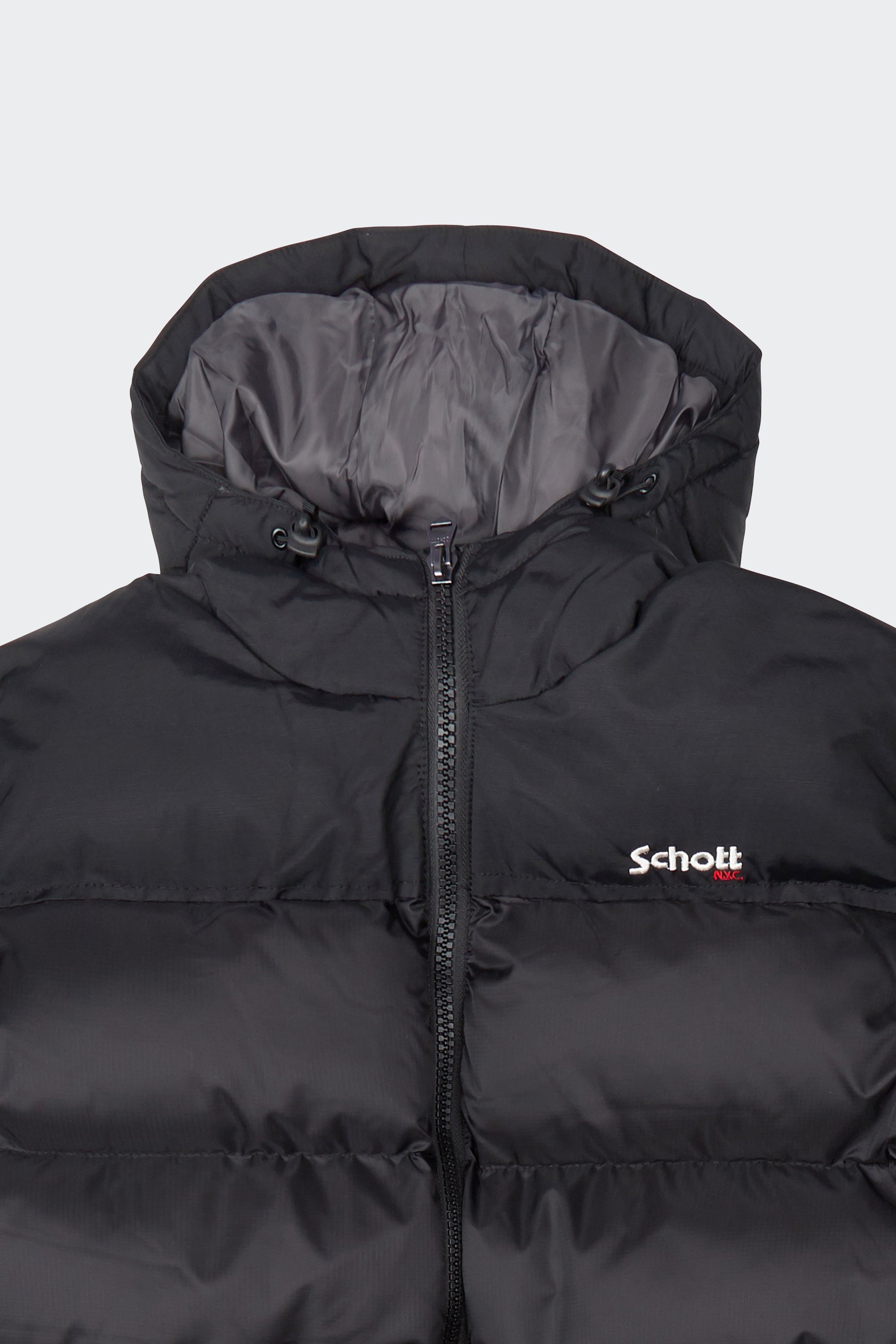 Puffer Jacket | Black by SCHOTT Puffer Jacket Black