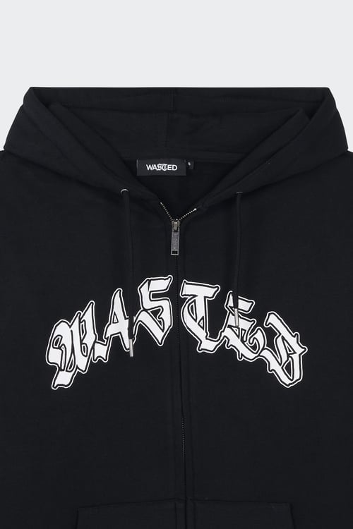 WASTED Hoodie Noir
