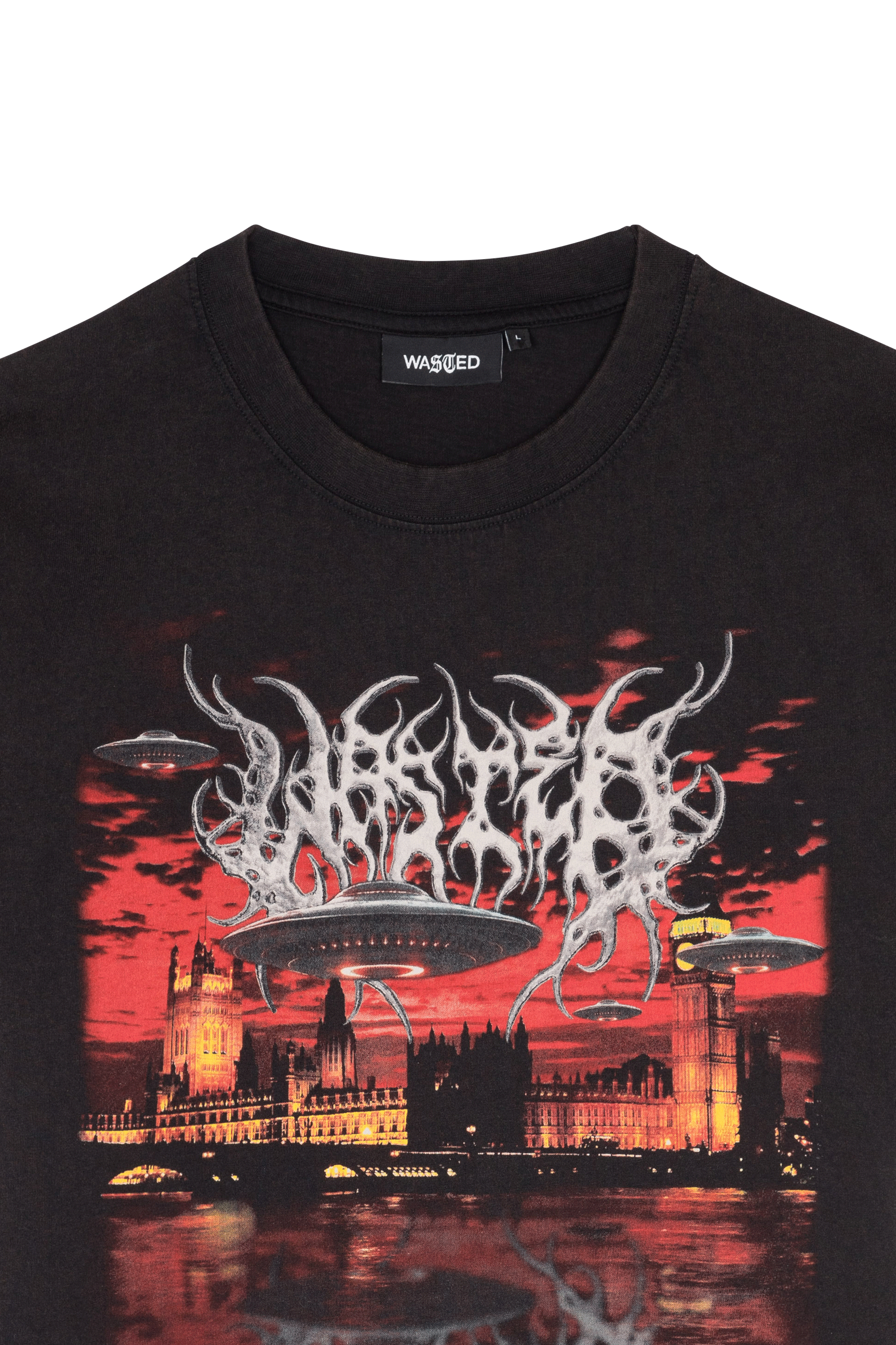 T-shirt | Noir WASTED Homme
