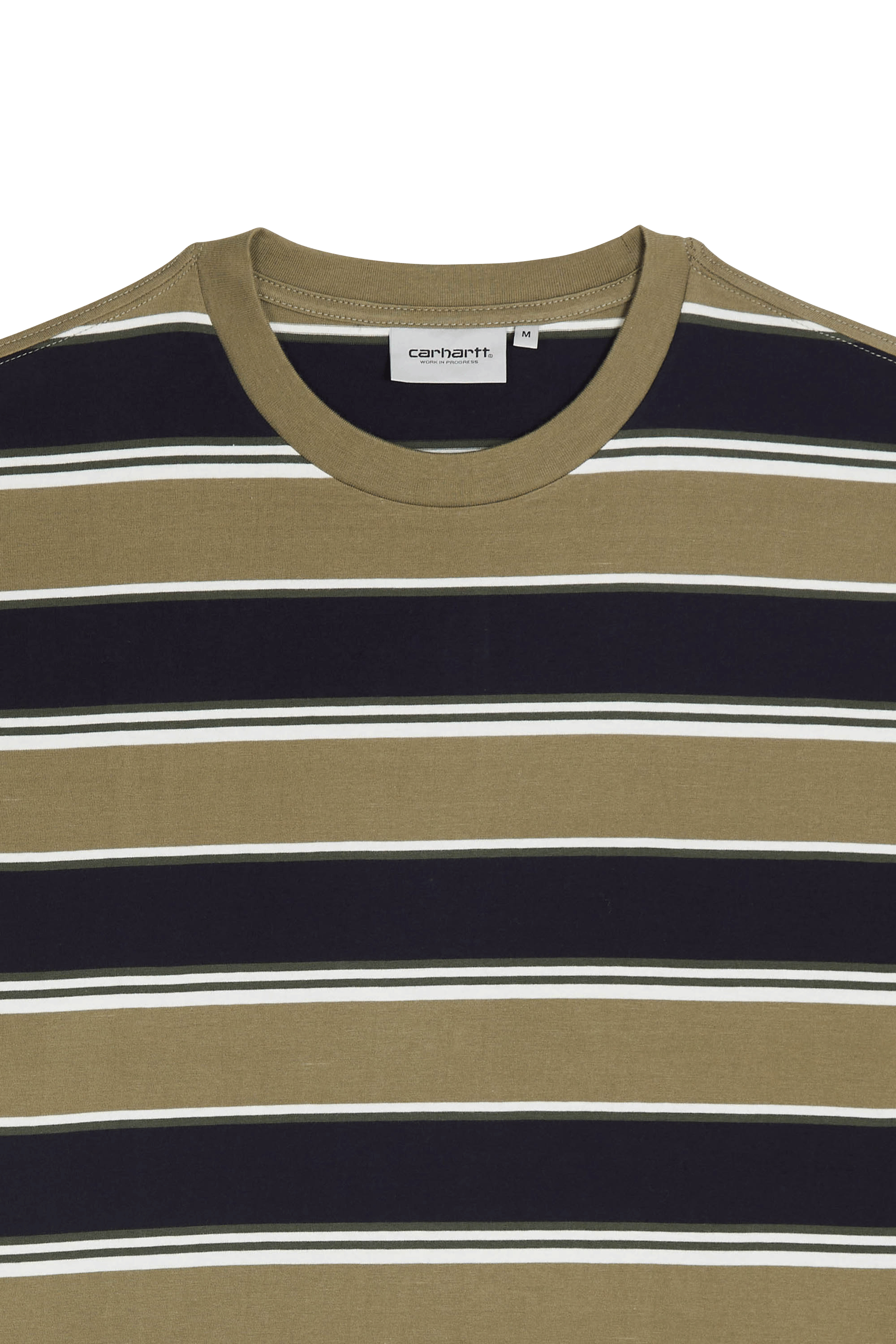 Regular-fit round-neck cotton T-shirt Multicolored