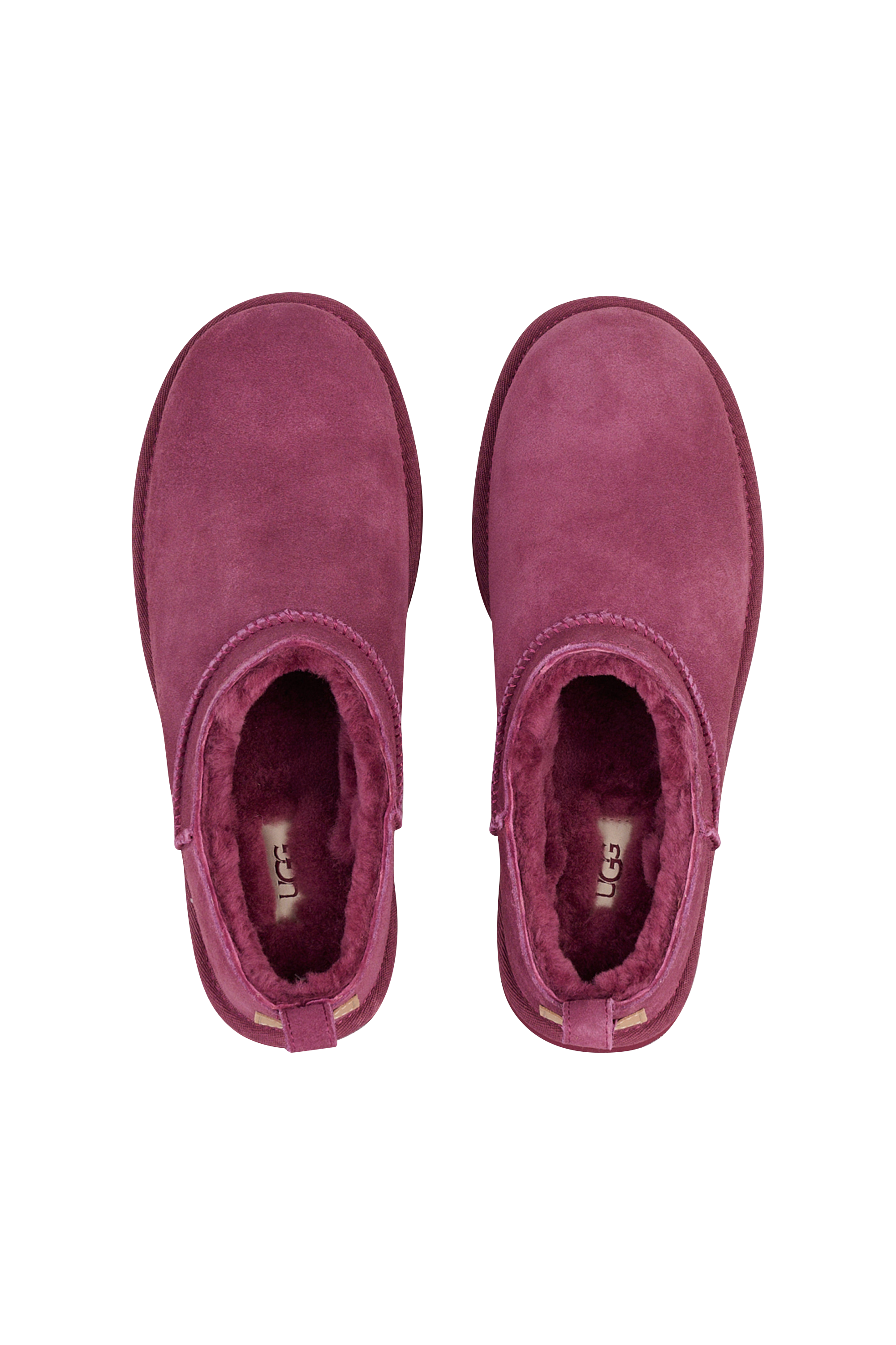 Heeled leather mid-calf boots UGG Pink