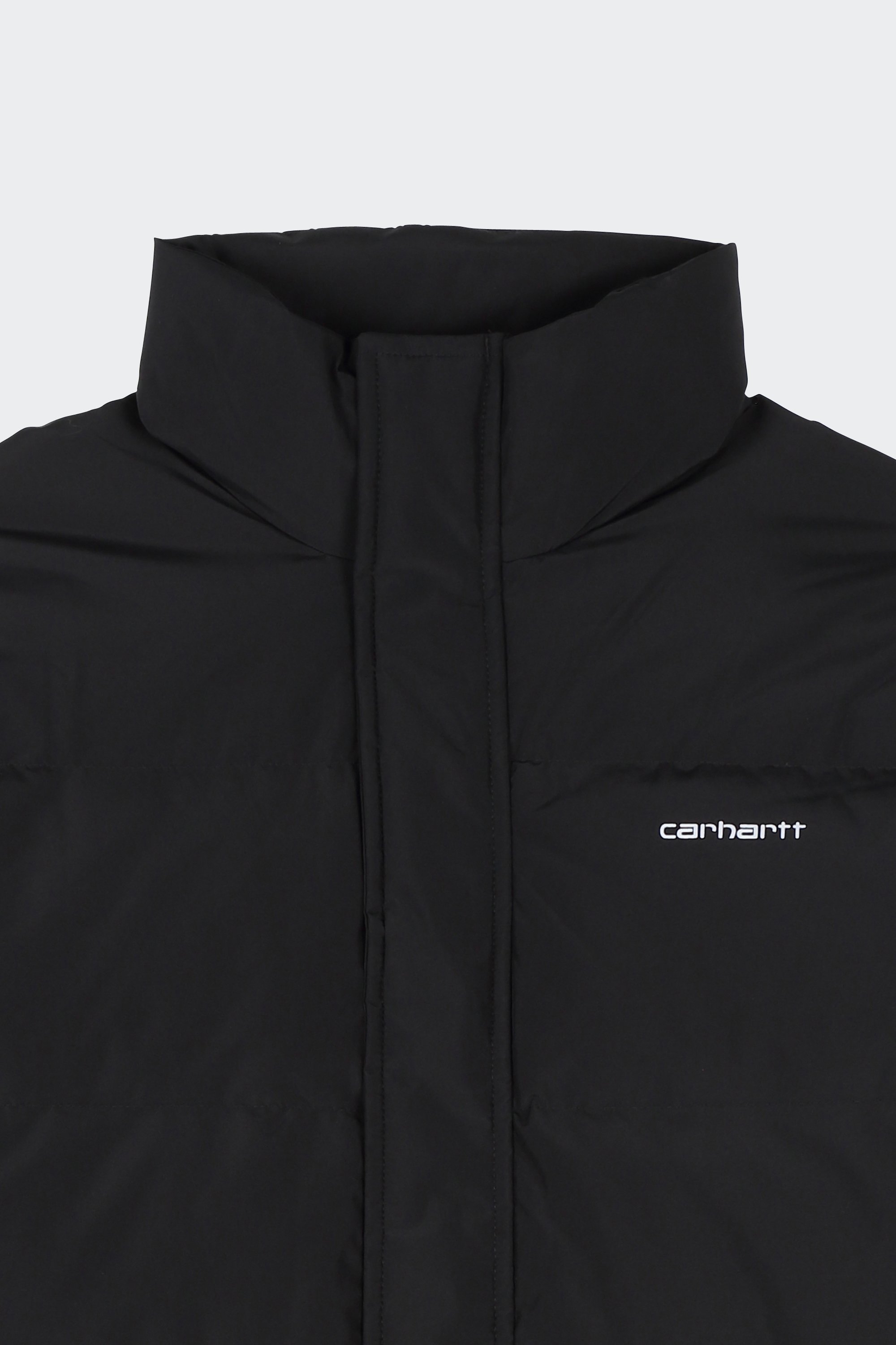 Puffer jacket with high collar | Black by CARHARTT WIP Puffer jacket with high collar Black
