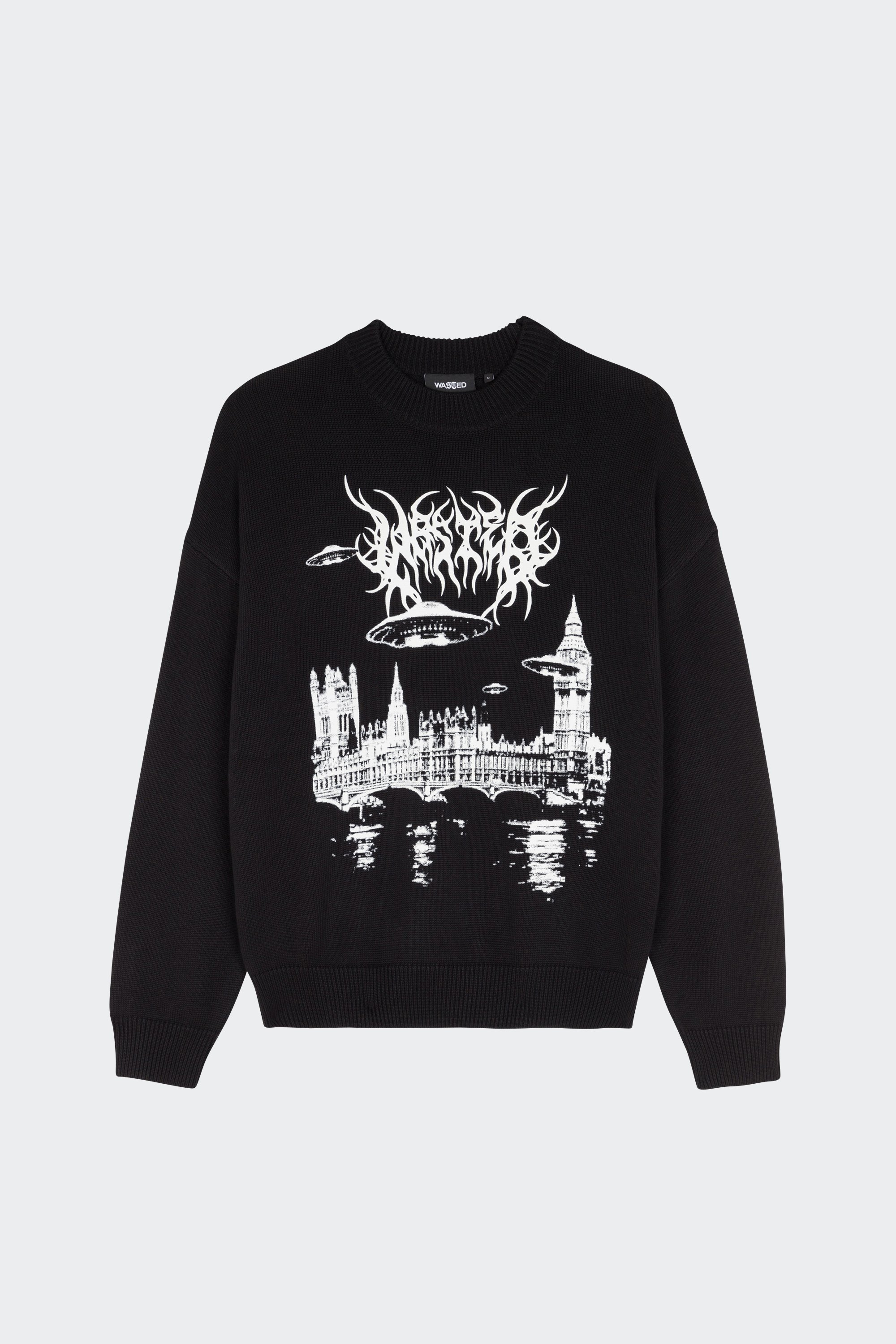 Sweater | Black by WASTED Sweater Black