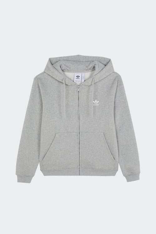 ADIDAS Hoodie zippé Gris
