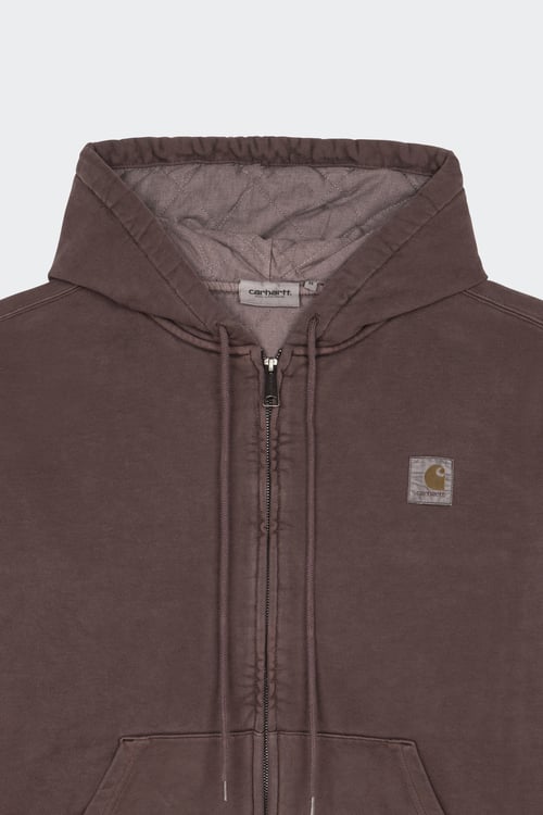 CARHARTT WIP Hoodie zippé Marron