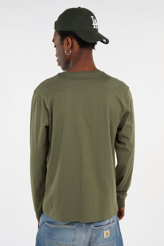 T-shirt basique à manches 3/4 pour femmes en Vert - PANIA T-shirt basique à manches 3/4 pour femmes en Vert - PANIA