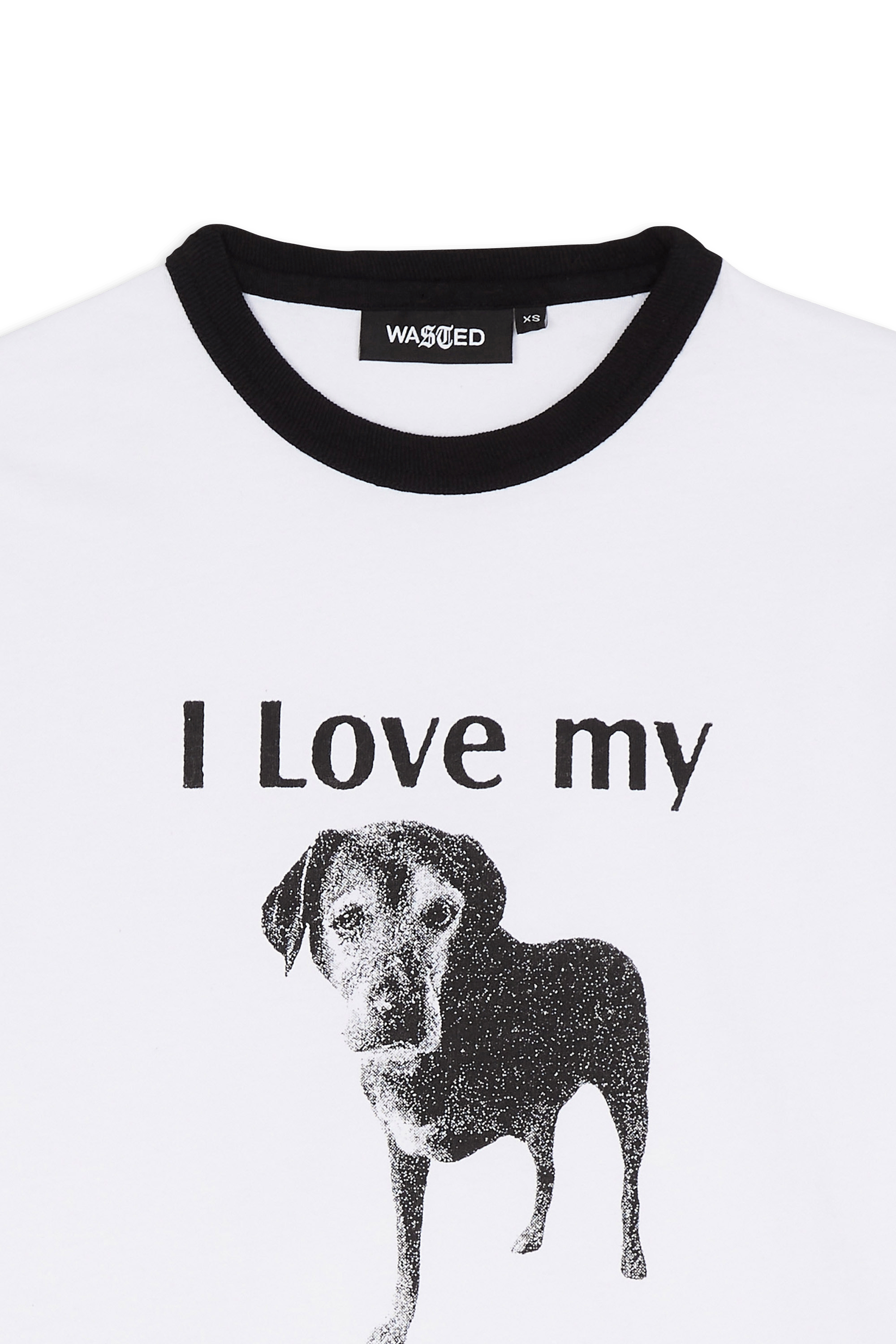 Regular-fit round-neck cotton T-shirt | White WASTED Men